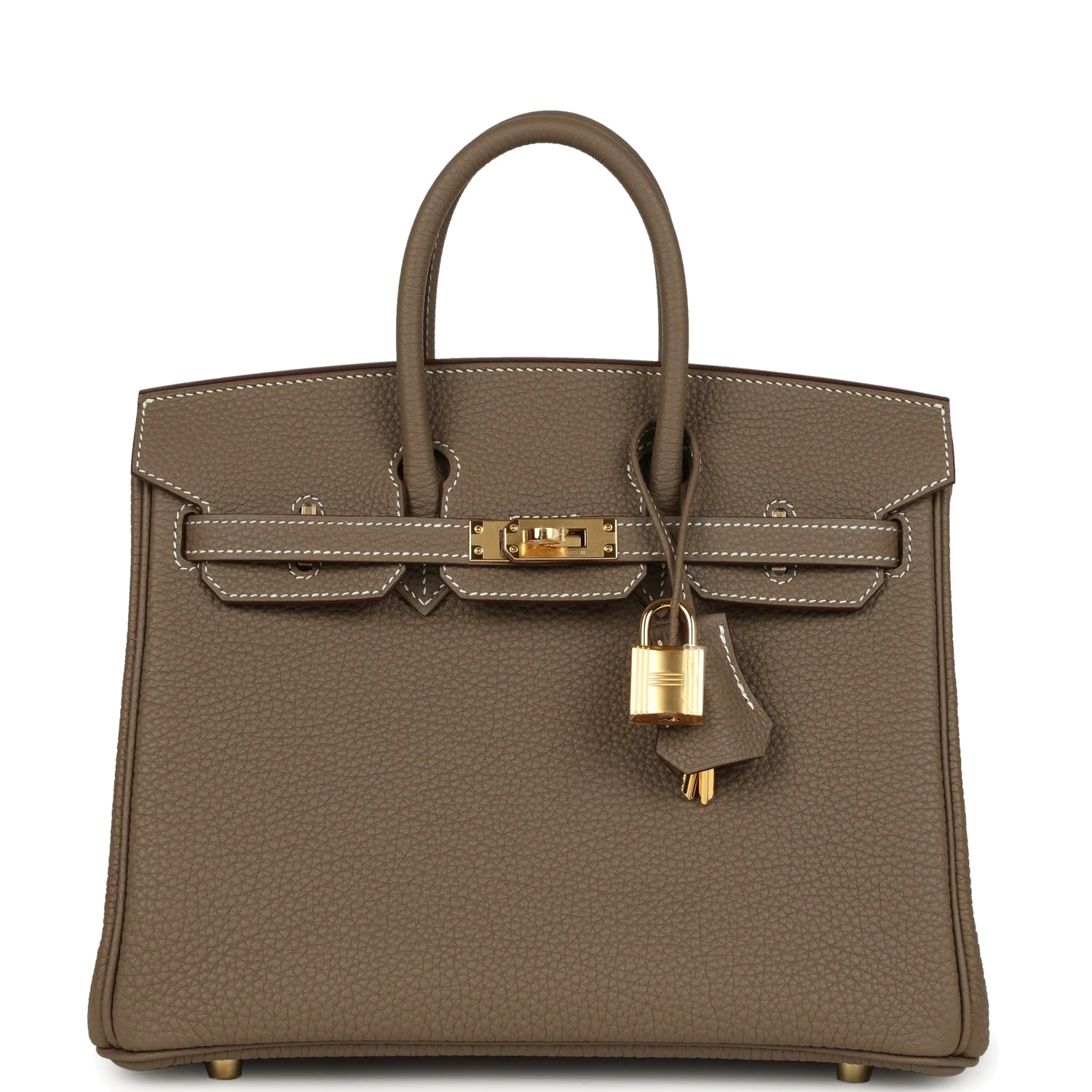 Hermes Birkin 25 Etoupe Togo Gold Hardware Этуп Togo — фото 2