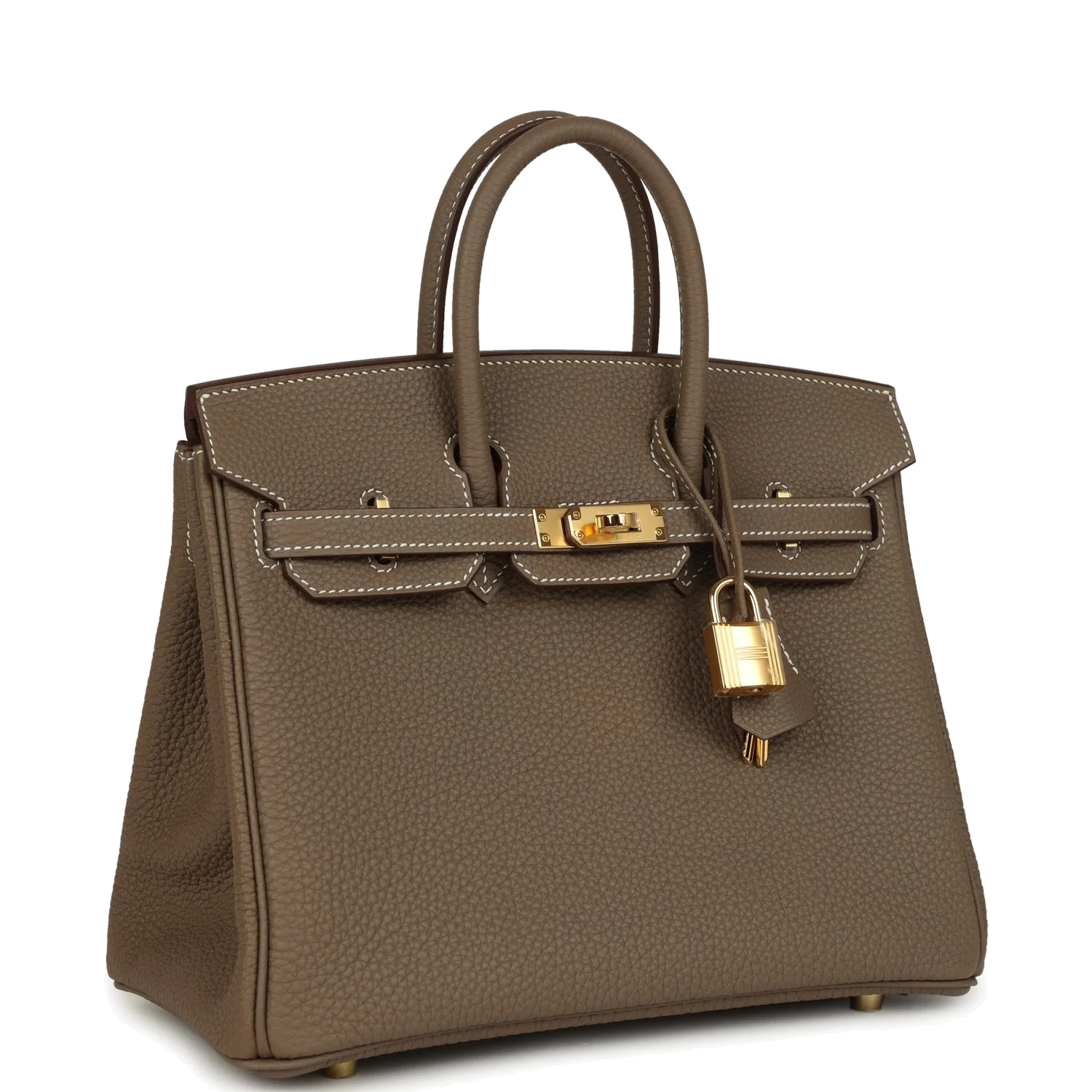 Hermes Birkin 25 Etoupe Togo Gold Hardware Этуп Togo — фото 3
