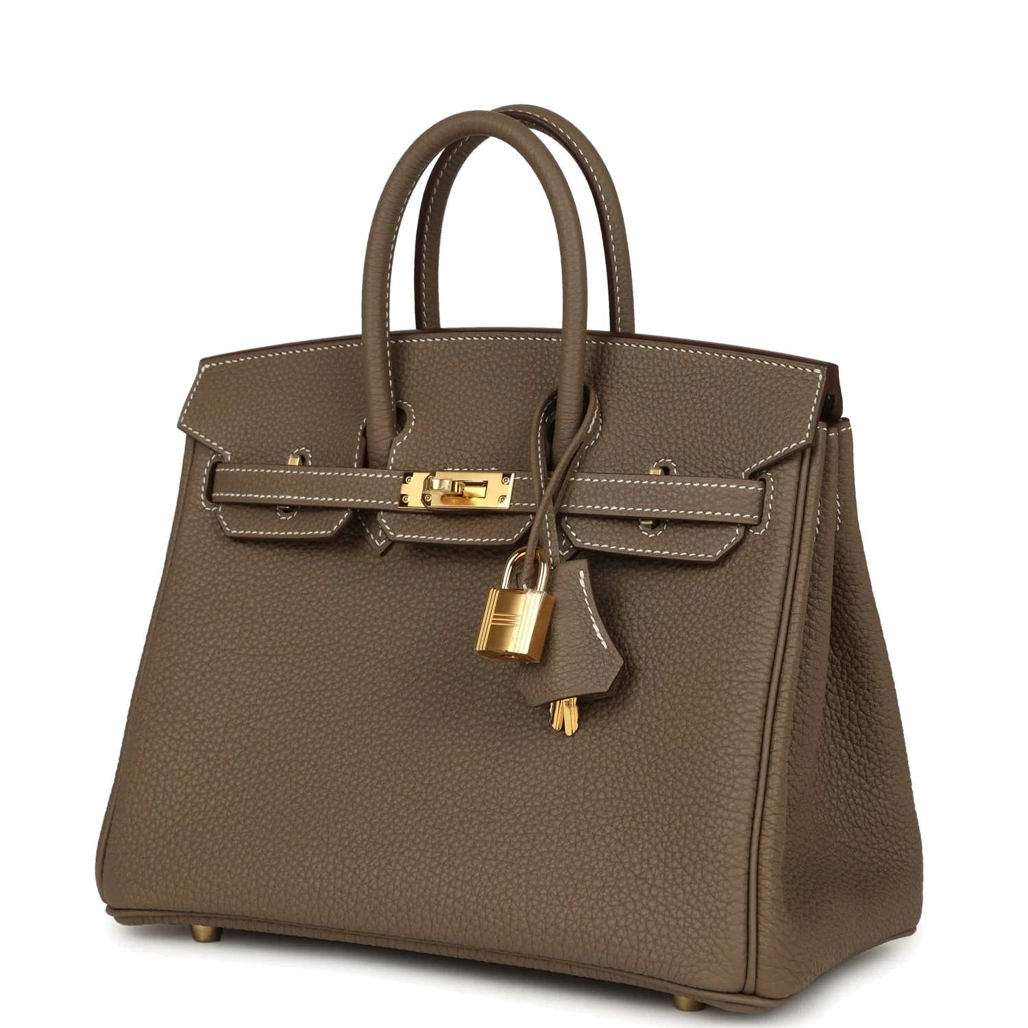 Hermes Birkin 25 Etoupe Togo Gold Hardware Этуп Togo — фото 6