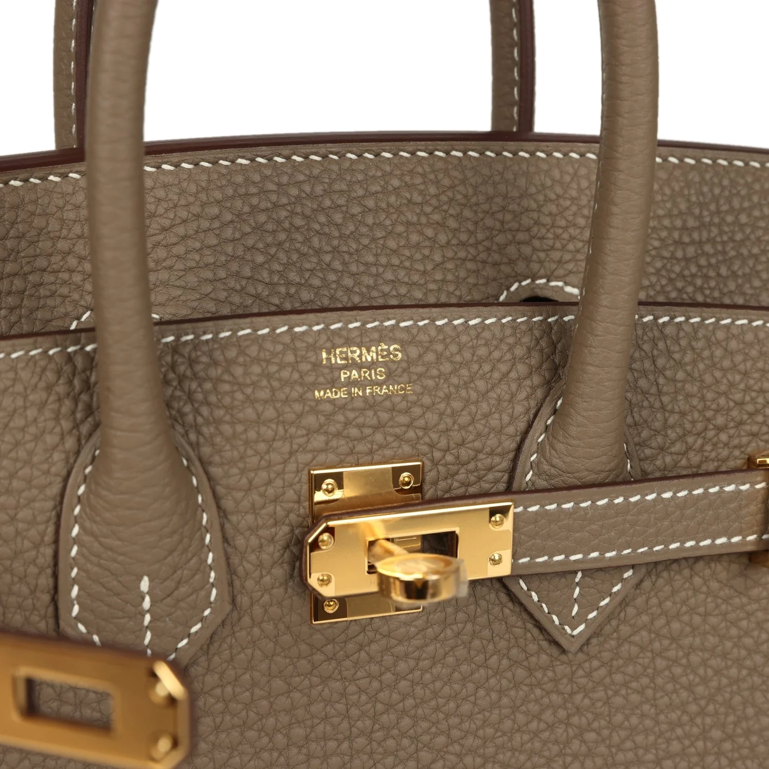 Hermes Birkin 25 Etoupe Togo Gold Hardware Этуп Togo — фото 8