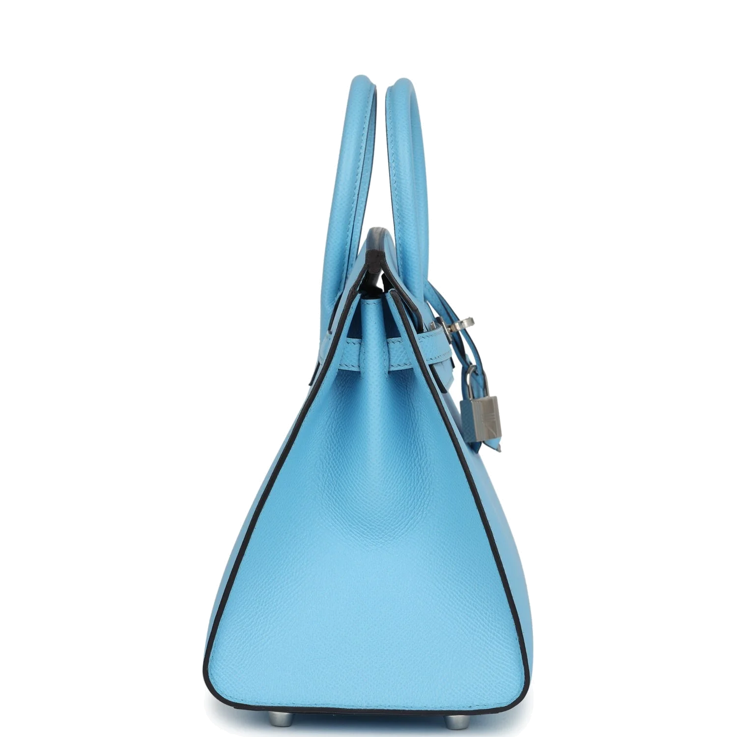 Hermes Birkin Sellier 25 Celeste Epsom Palladium Hardware — фото 4