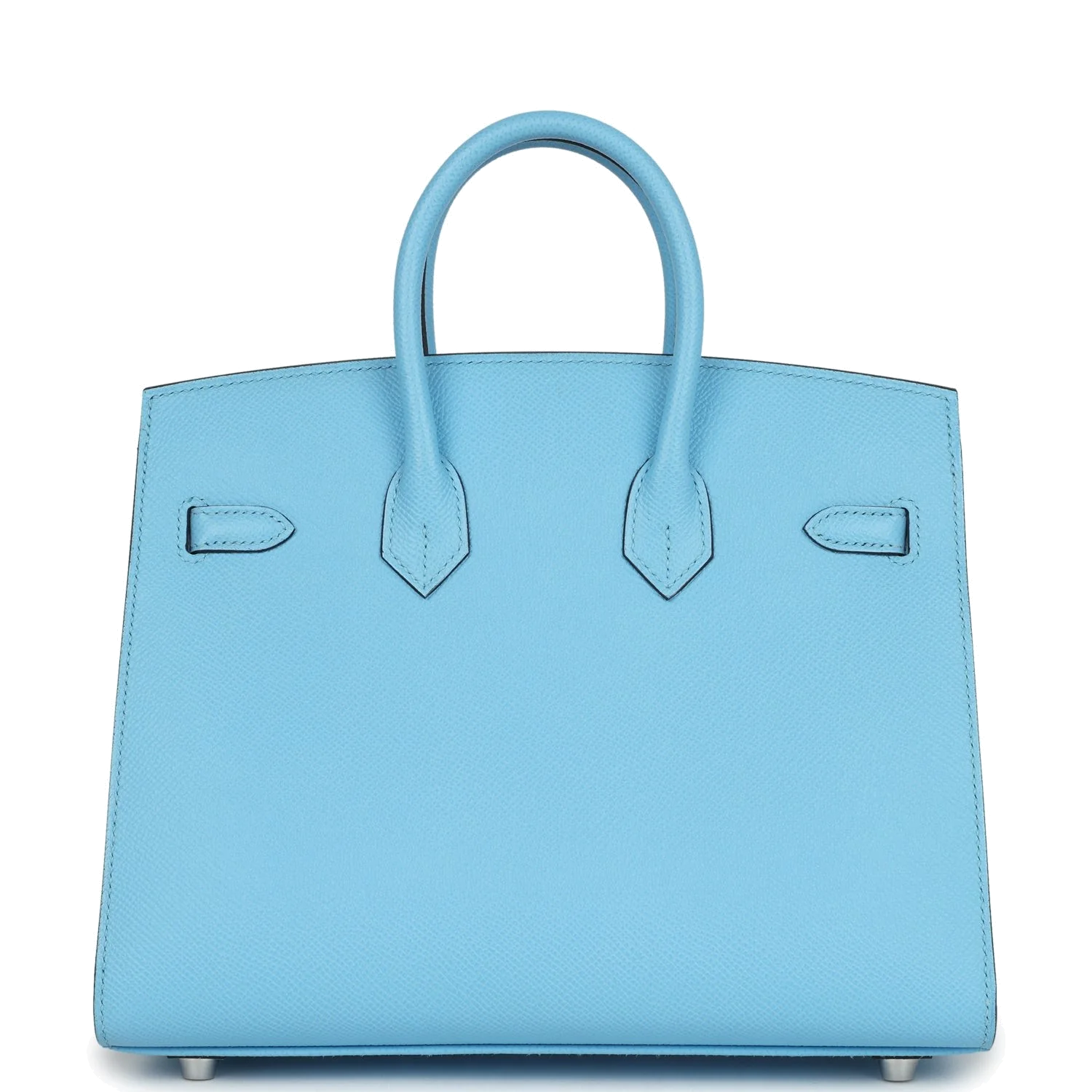 Hermes Birkin Sellier 25 Celeste Epsom Palladium Hardware — фото 5