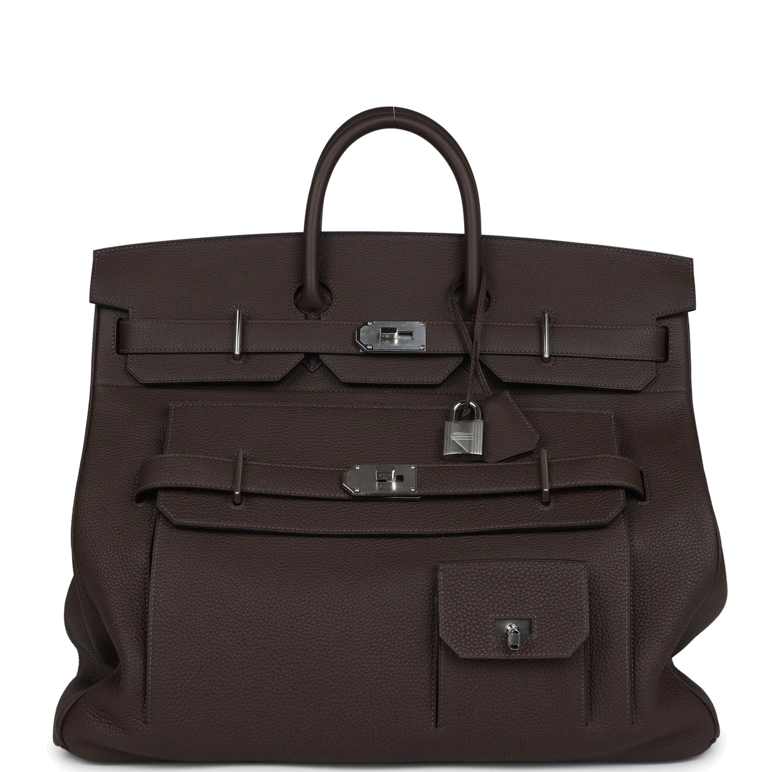Hermes Multipockets Birkin HAC 50 Ecorce Togo Palladium Hardware — фото 1