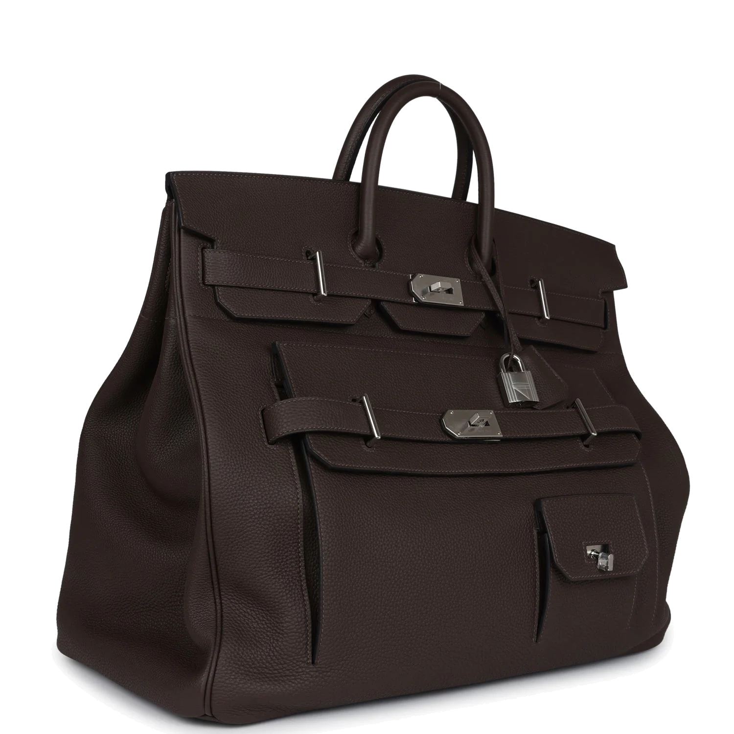 Hermes Multipockets Birkin HAC 50 Ecorce Togo Palladium Hardware — фото 3