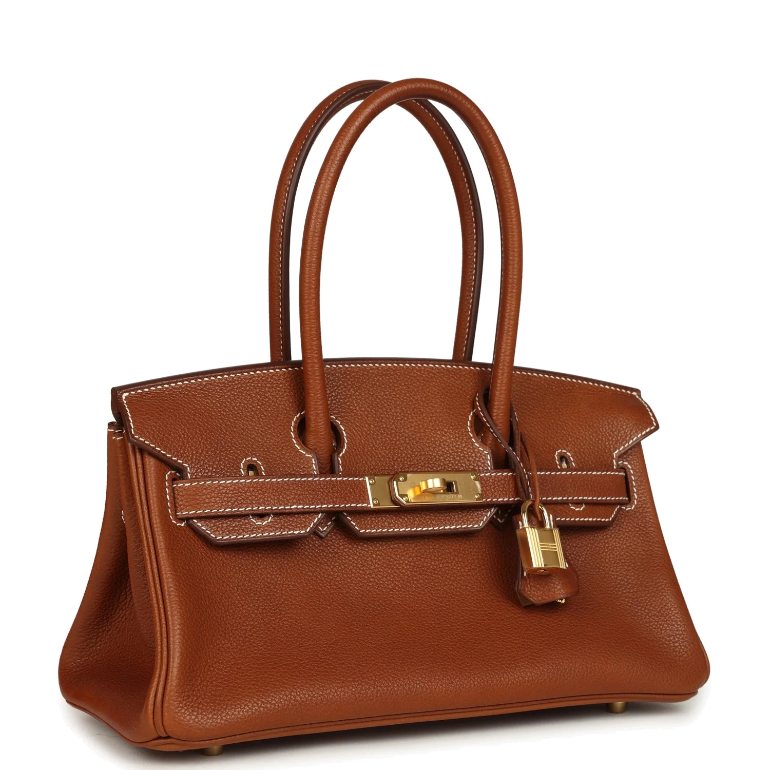 Hermes Shoulder Birkin Light 29 Fauve Barenia Faubourg Gold Hardware — фото 3