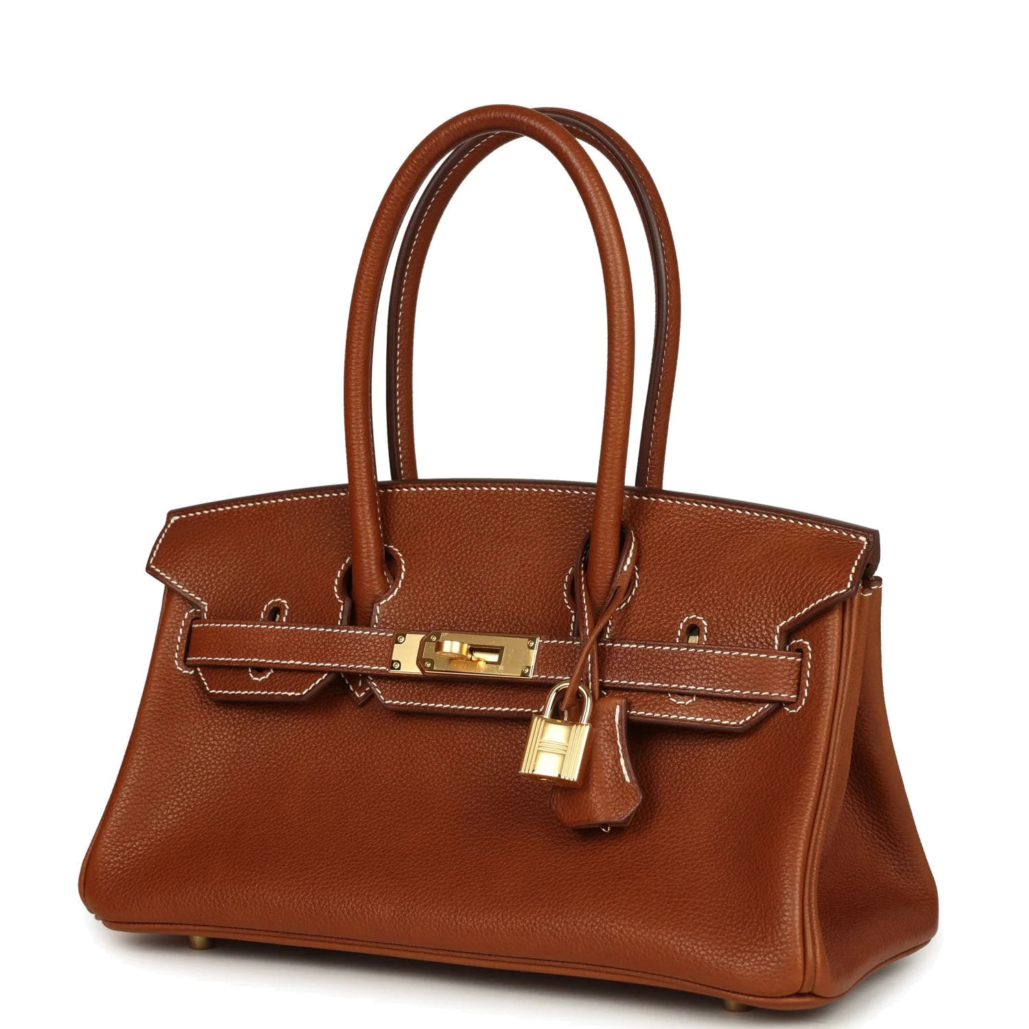 Hermes Shoulder Birkin Light 29 Fauve Barenia Faubourg Gold Hardware — фото 6