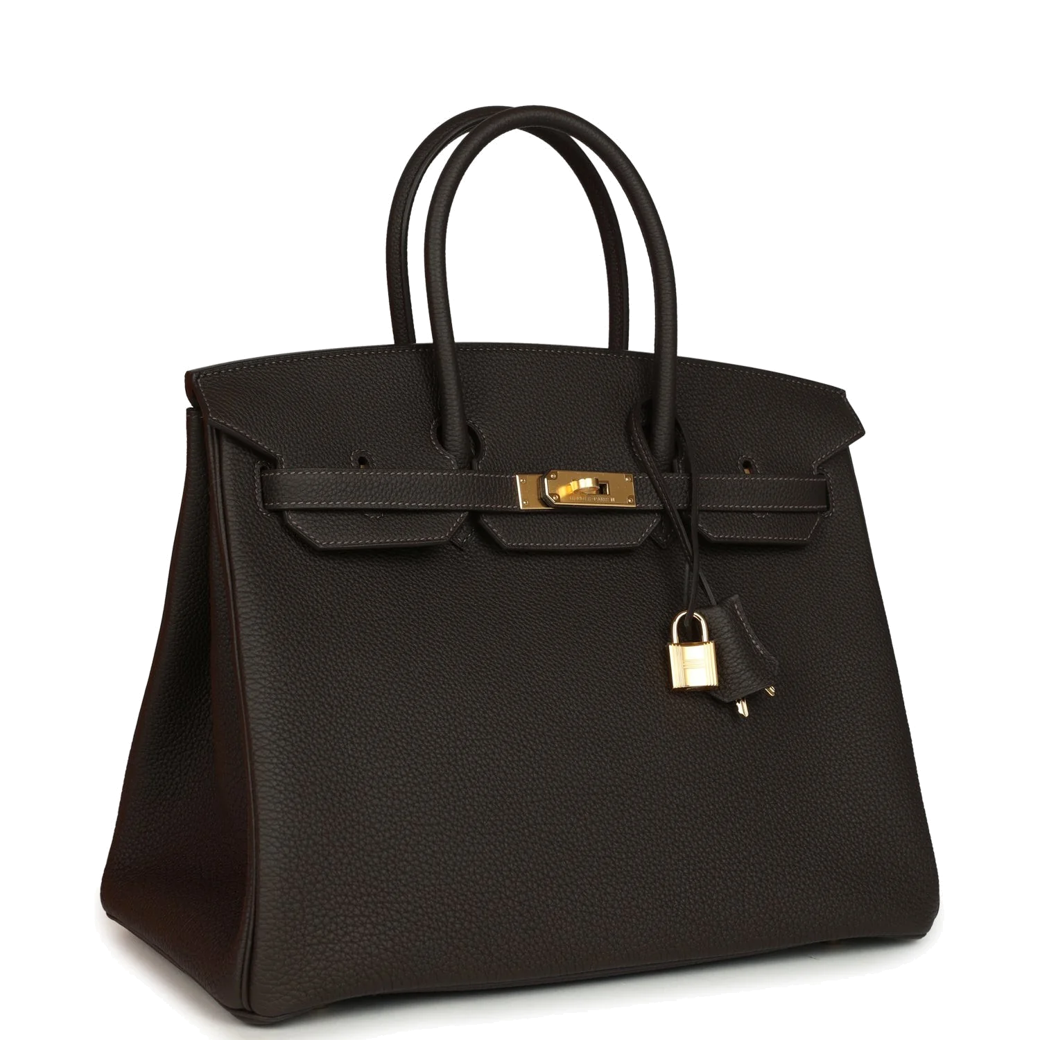 Hermes Birkin 35 Bai-Brun Togo Gold Hardware Бай — фото 3