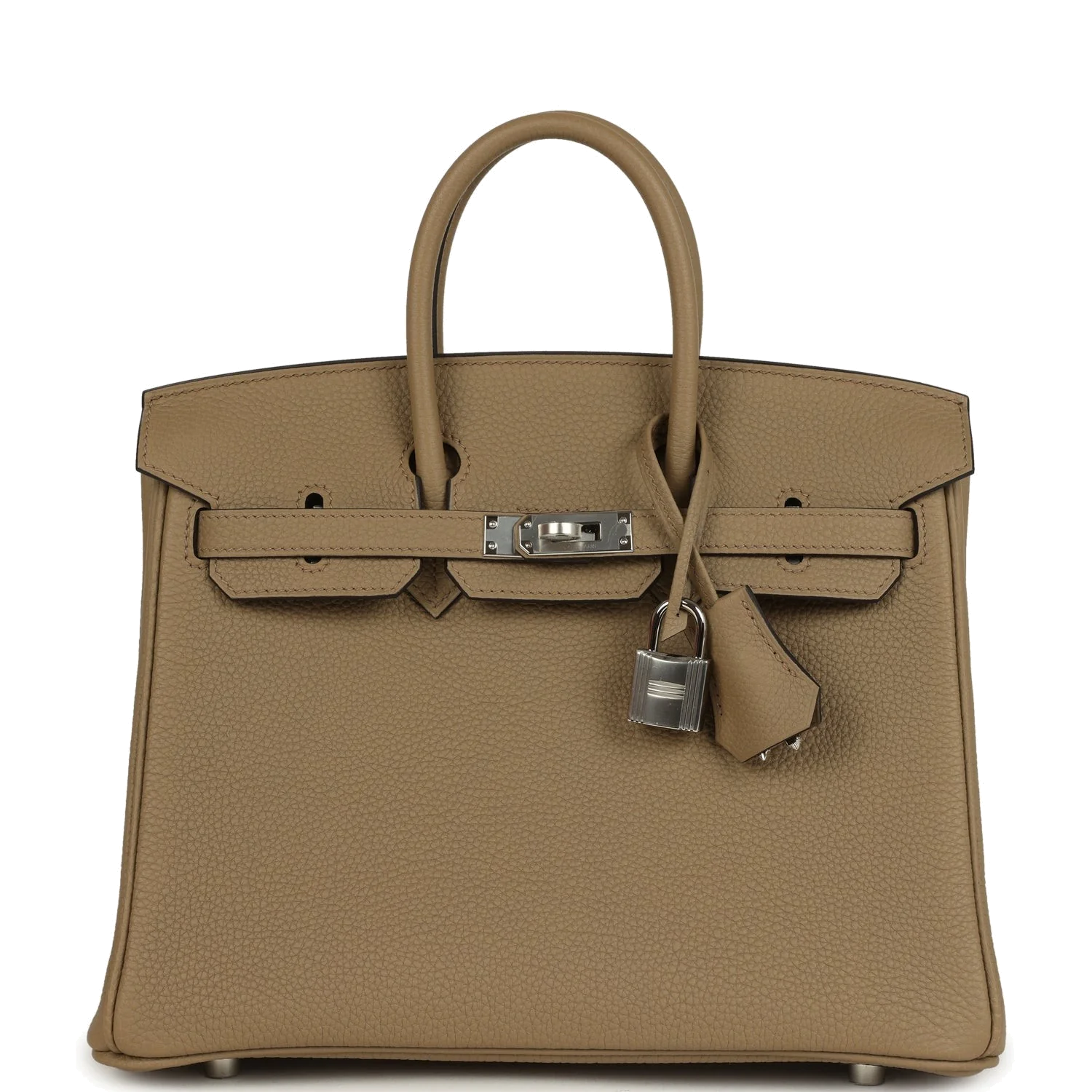 Hermes Birkin 25 Beige Marfa Togo Palladium Hardware Бежевый Марфа — фото 2