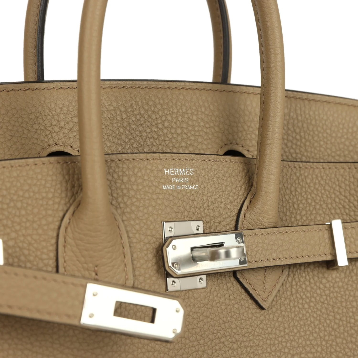 Hermes Birkin 25 Beige Marfa Togo Palladium Hardware Бежевый Марфа — фото 8