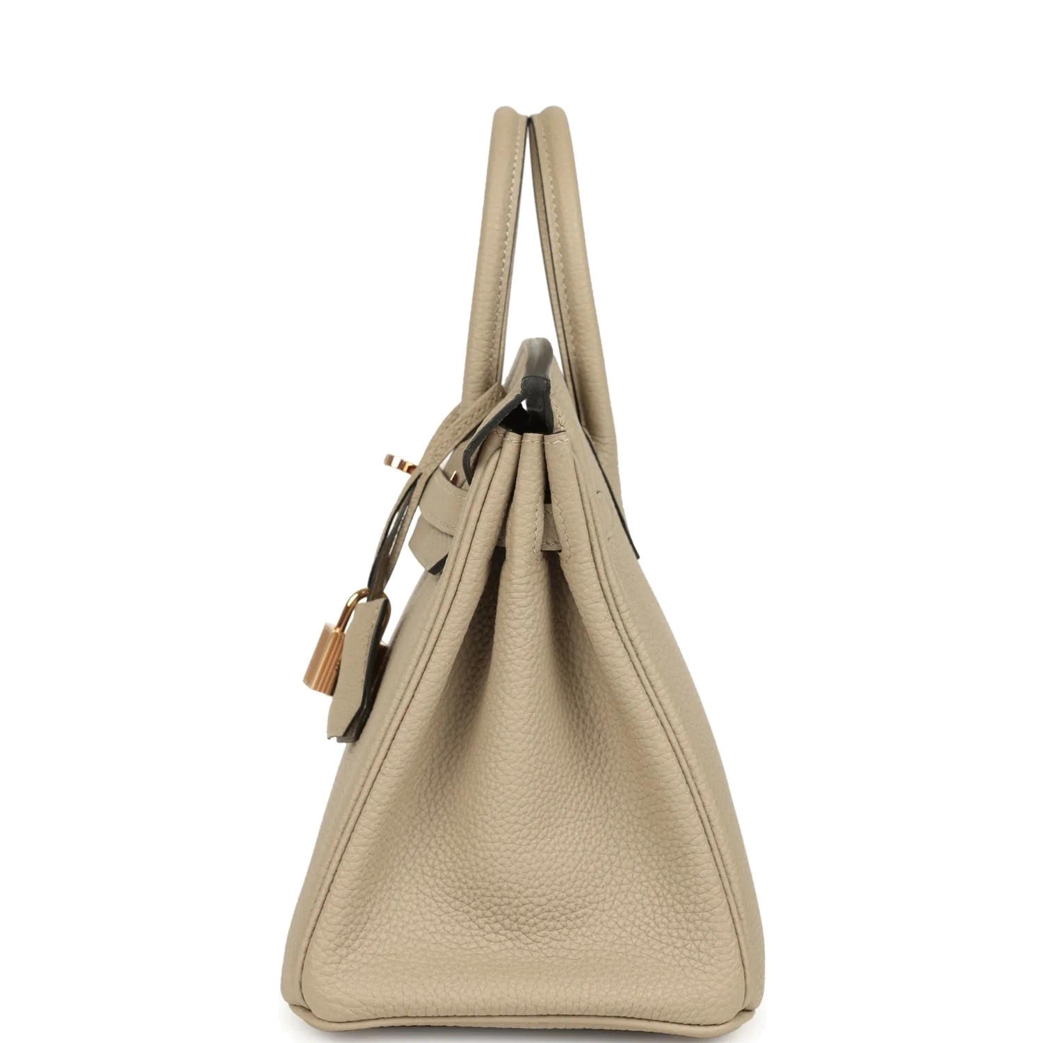 Hermes Birkin 25 Gris Tourterelle Togo Rose Gold Hardware Серый Туртерель — фото 4