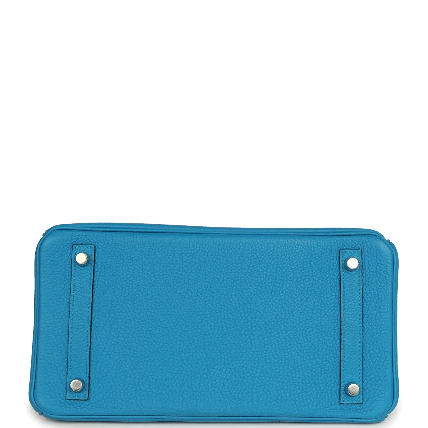 Hermes Birkin 30 Bleu Zanzibar Verso Togo Palladium Hardware Синий Занзибар — фото 7
