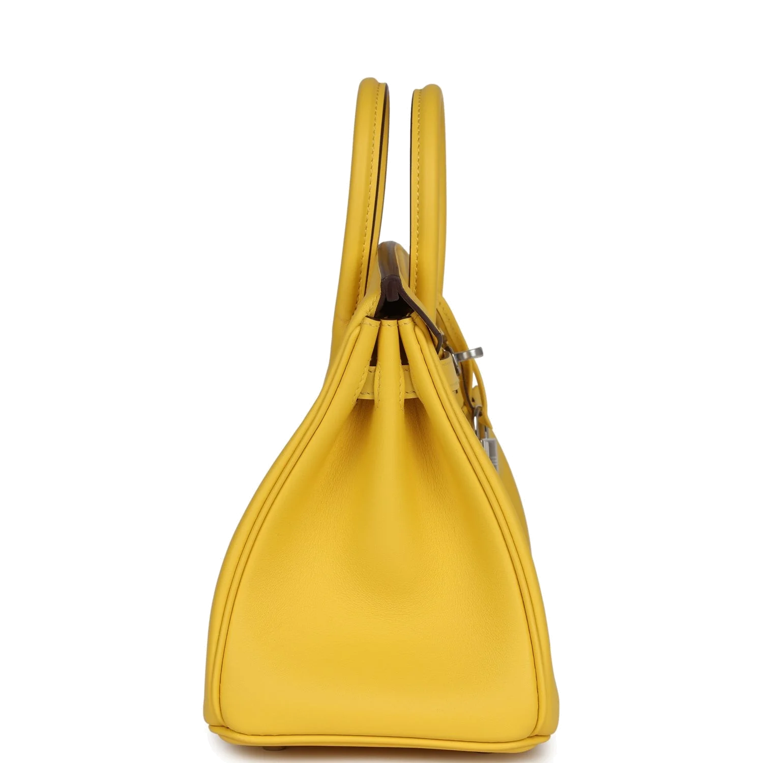 Hermes Birkin 25 Jaune de Naples Swift Palladium Hardware Желтый — фото 4