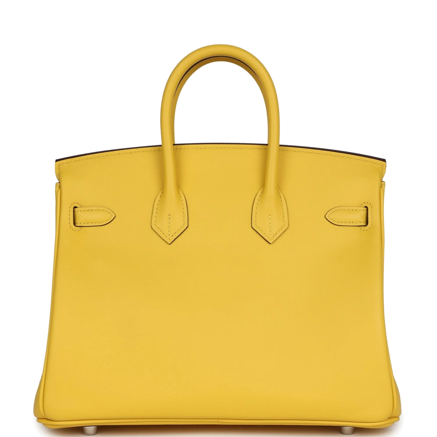 Hermes Birkin 25 Jaune de Naples Swift Palladium Hardware Желтый — фото 5