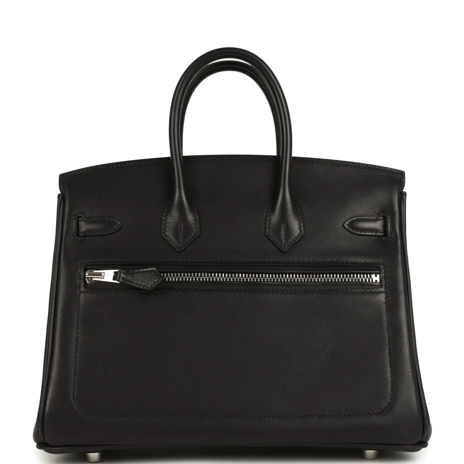 Hermes Limited Edition Birkin Rock 25 Black Volupto Palladium Hardware — фото 5