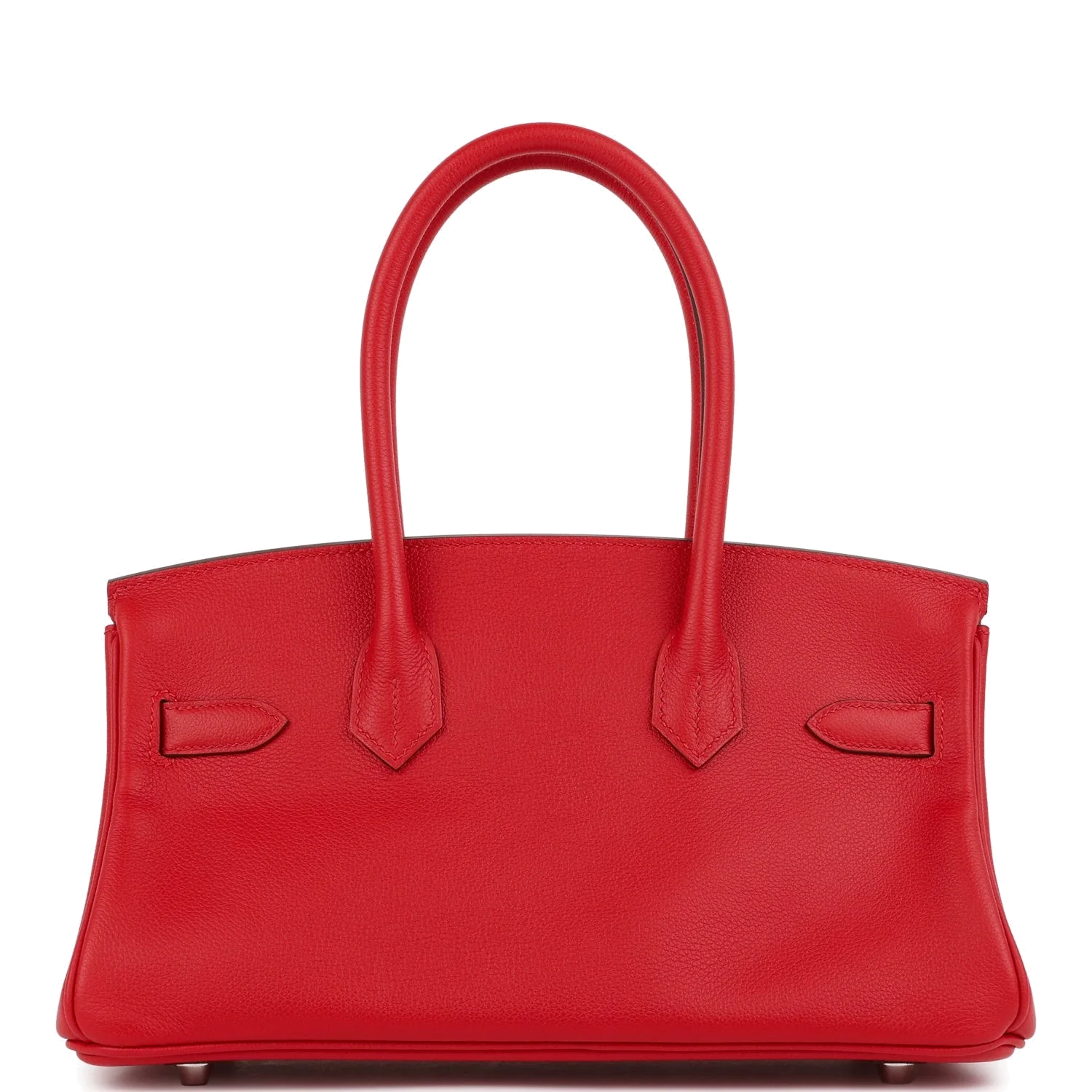 Hermes Shoulder Birkin Light 29 Rouge Radieux Evercolor Palladium Hardware — фото 5