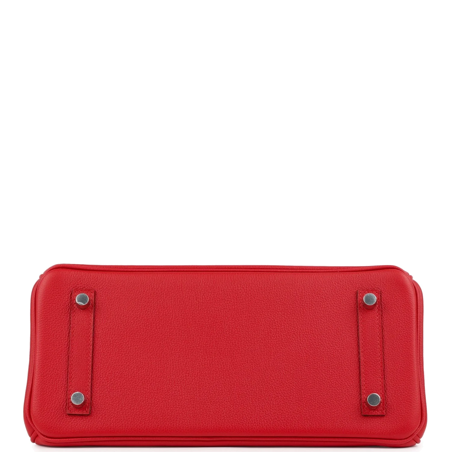 Hermes Shoulder Birkin Light 29 Rouge Radieux Evercolor Palladium Hardware — фото 7