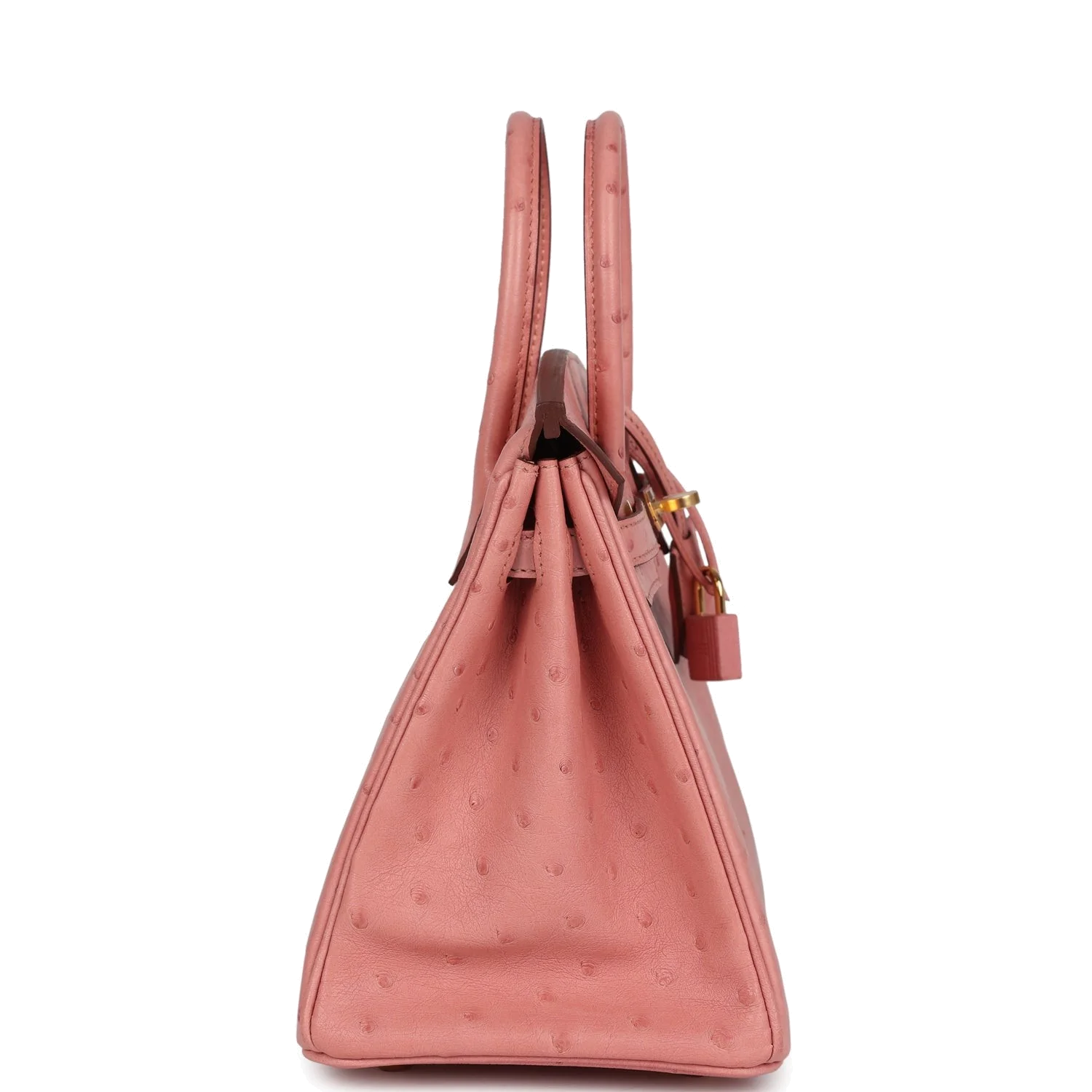 Hermes Birkin 25 Terre Cuite Ostrich Gold Hardware Терракота — фото 4