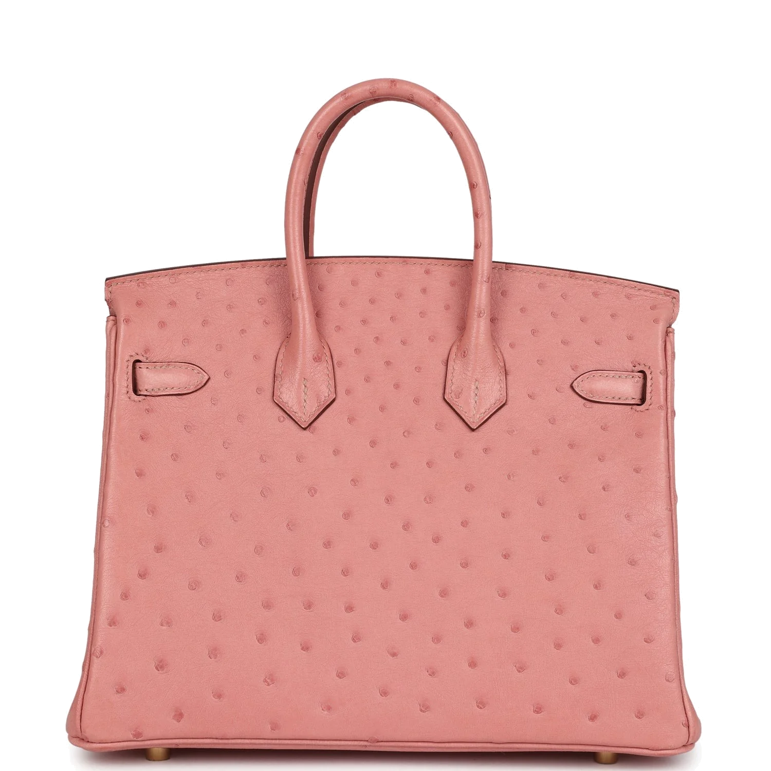 Hermes Birkin 25 Terre Cuite Ostrich Gold Hardware Терракота — фото 5