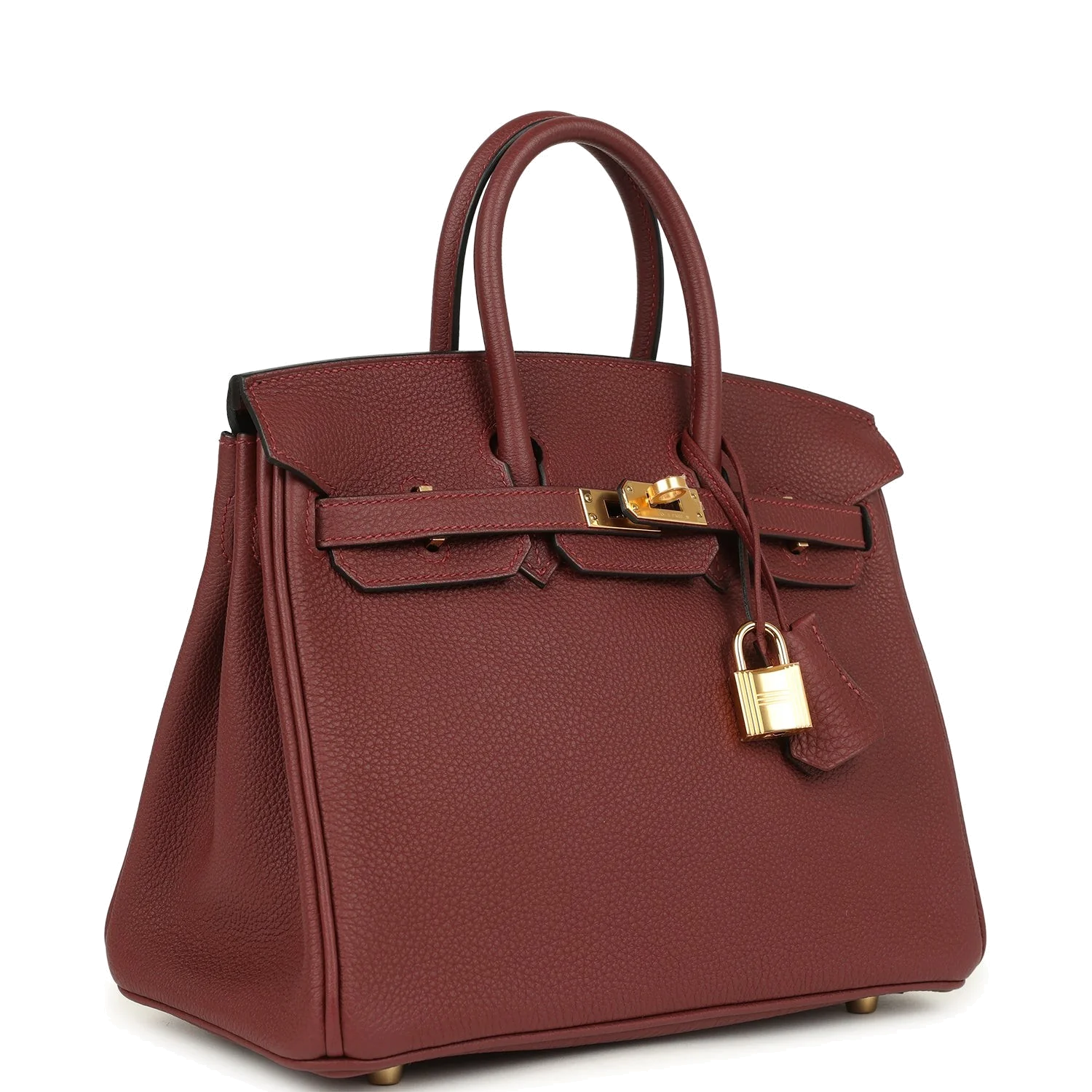 Hermes Birkin 25 Rouge H Togo Gold Hardware Красный — фото 3