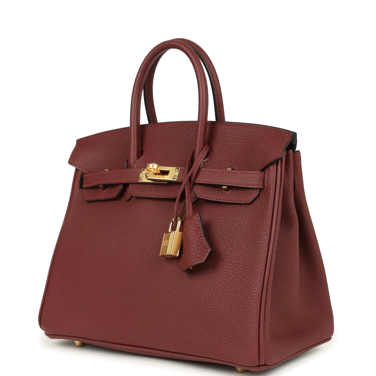 Hermes Birkin 25 Rouge H Togo Gold Hardware Красный — фото 6