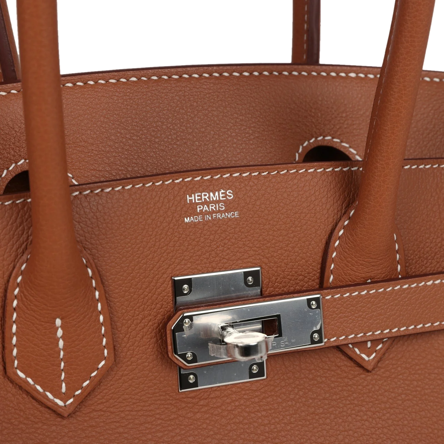 Hermes Shoulder Birkin Light 29 Gold Evercolor Palladium Hardware — фото 8