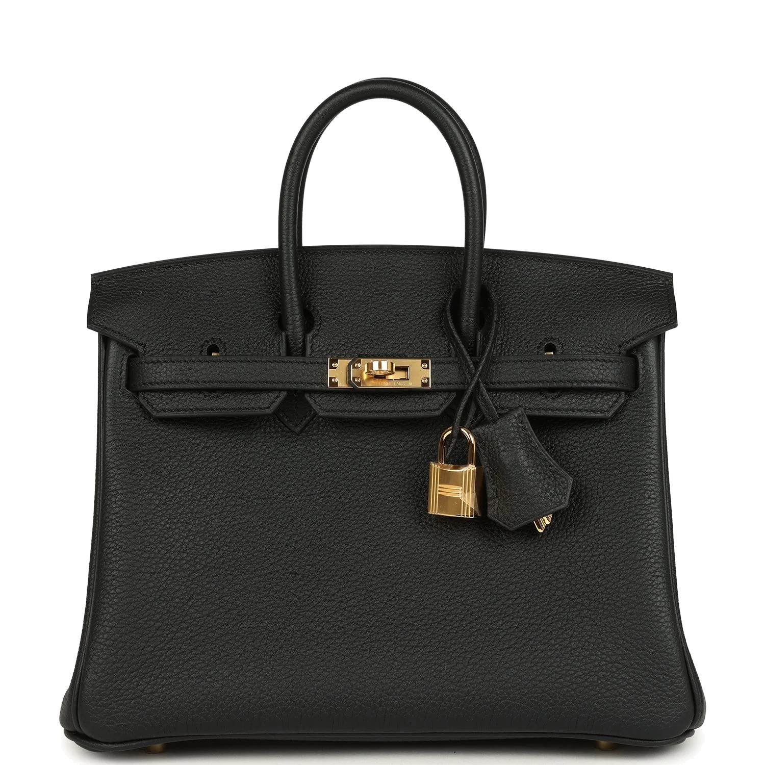 Hermes Birkin 25 Black Togo Gold Hardware Черный Togo — фото 1