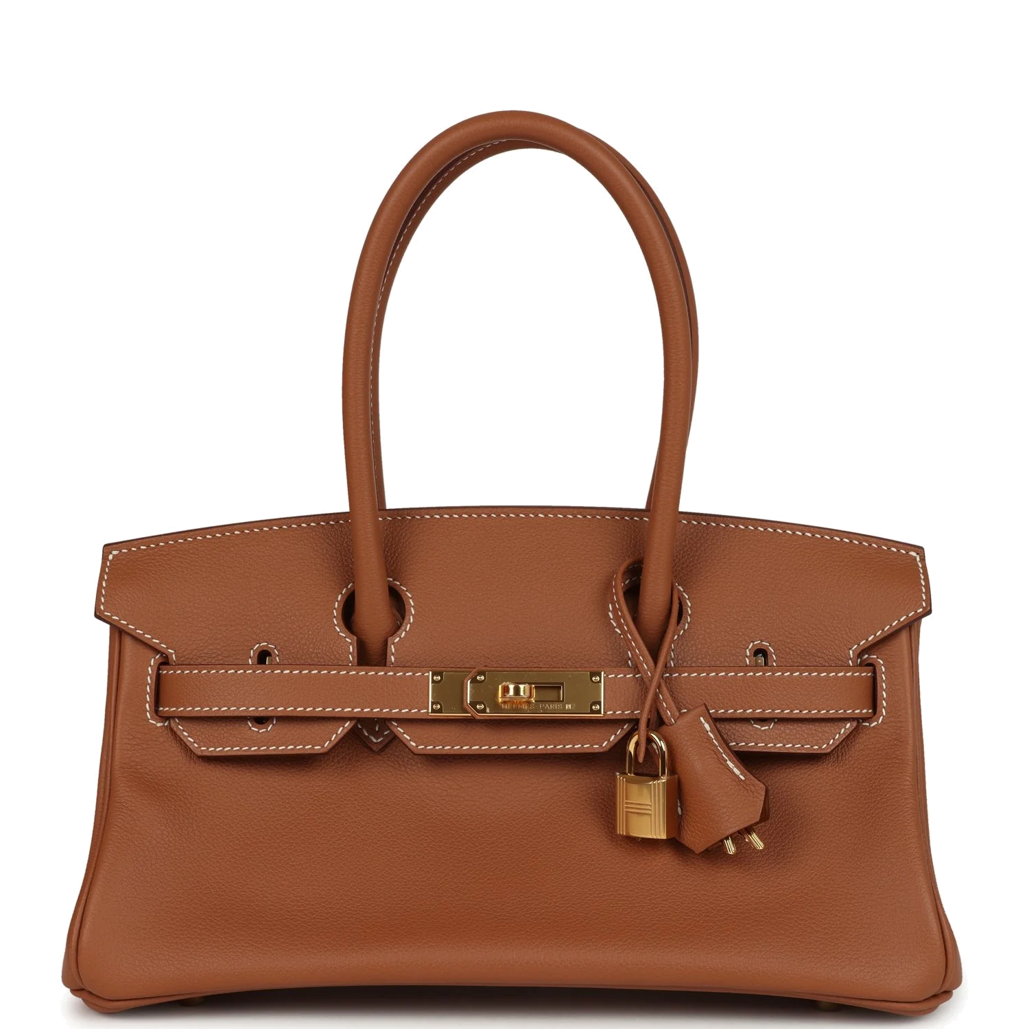 Hermes Shoulder Birkin Light 29 Gold Evercolor Gold Hardware — фото 2