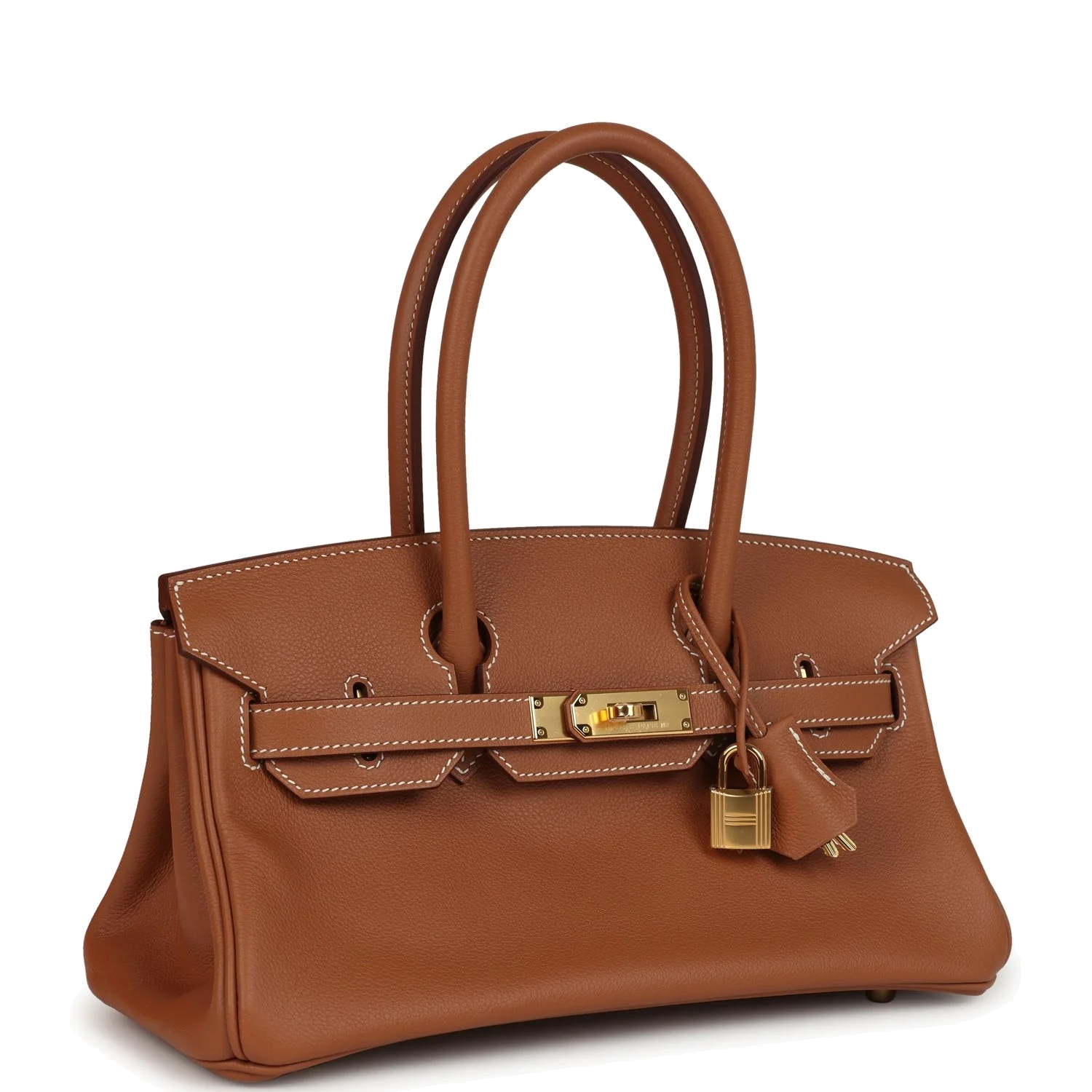 Hermes Shoulder Birkin Light 29 Gold Evercolor Gold Hardware — фото 3