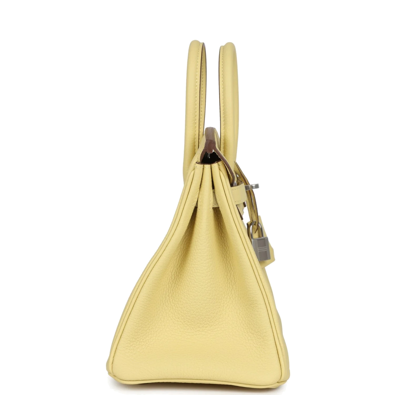 Hermes Birkin 25 Jaune Poussin Togo Palladium Hardware Желтый Пуссэн — фото 4