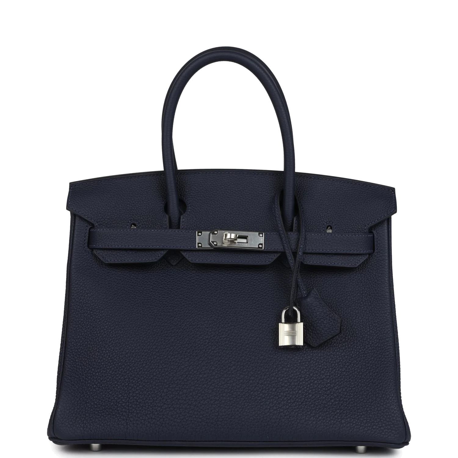 Hermes Birkin 30 Bleu Nuit Togo Palladium Hardware
