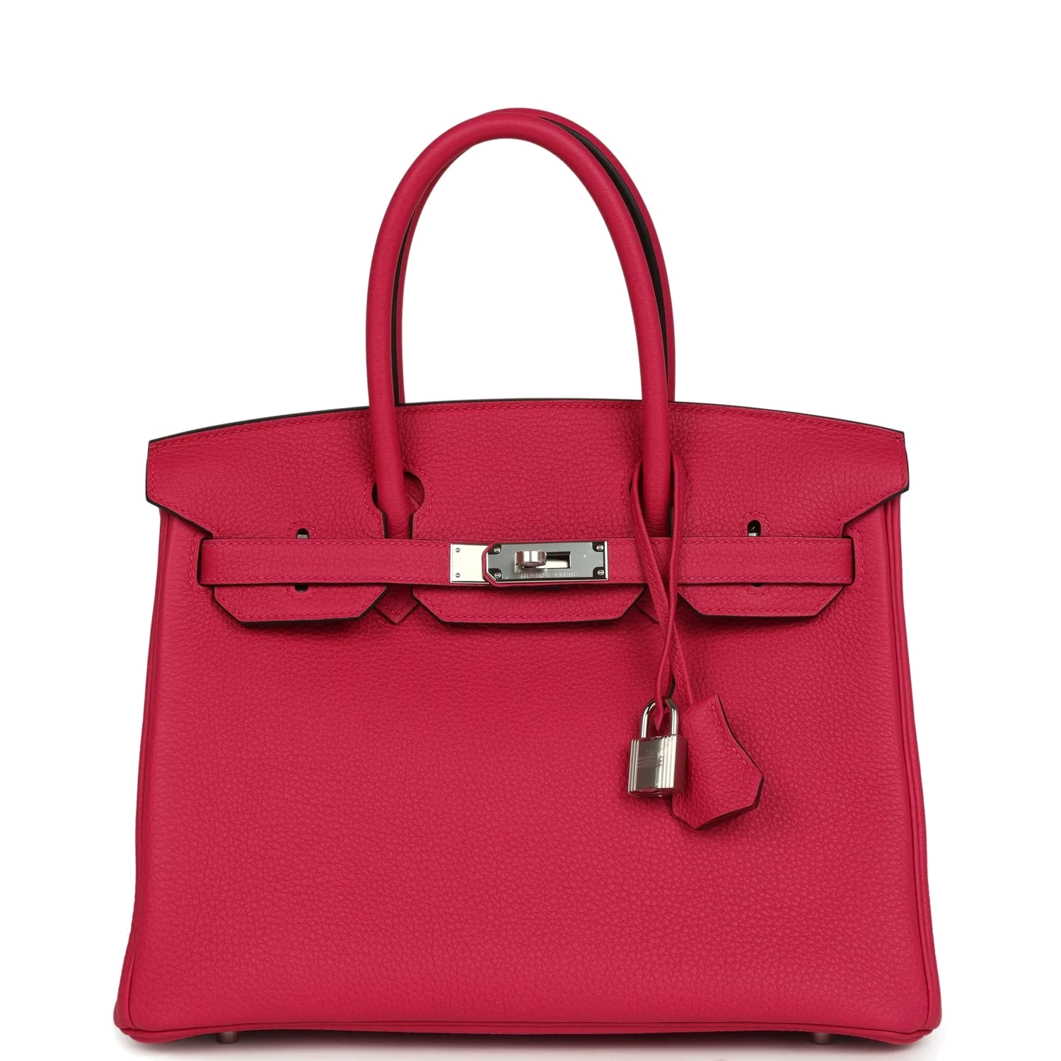 Hermes Birkin 30 Rose Extreme Togo Palladium Hardware Розовый экстрим — фото 2