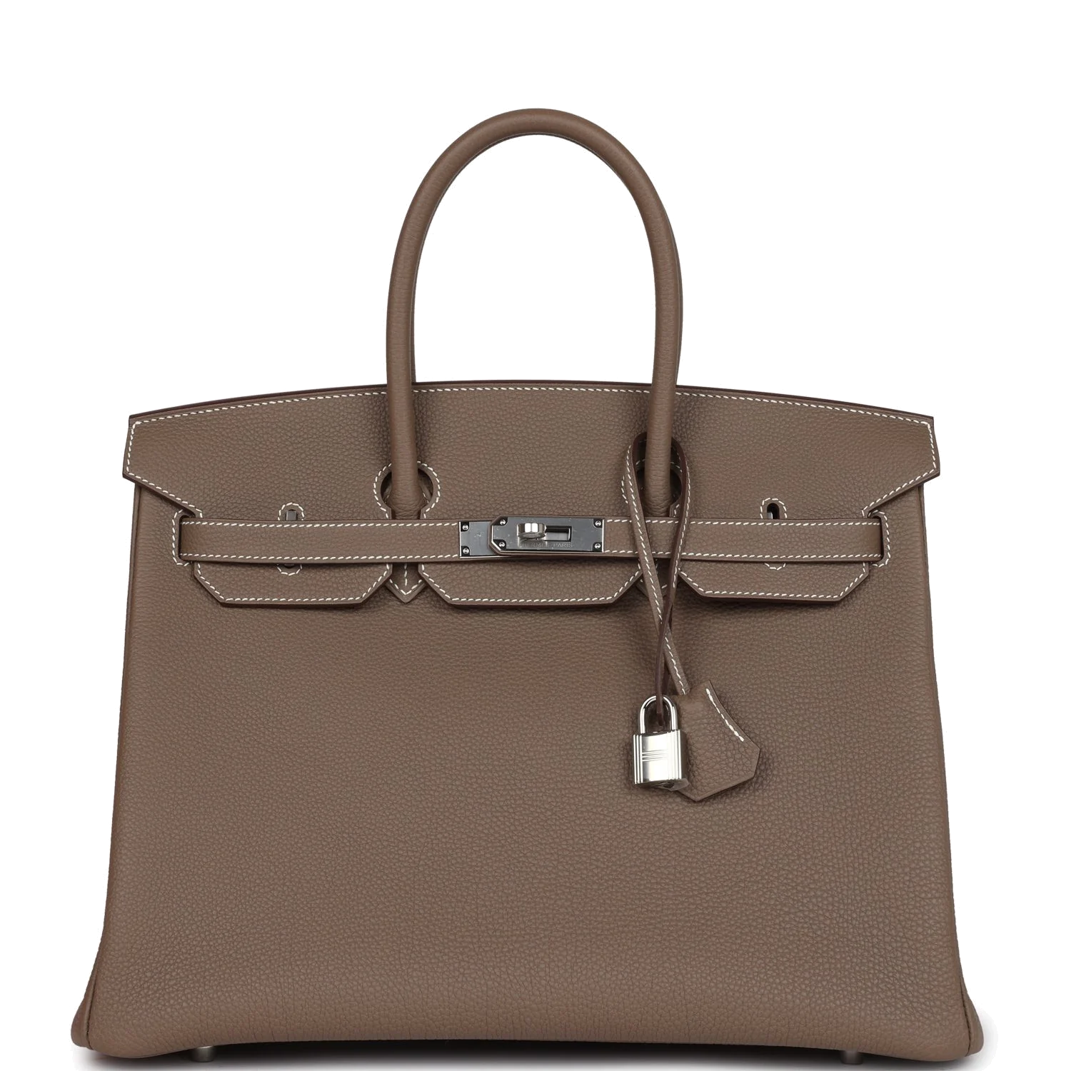 Hermes Birkin 35 Etoupe Togo Palladium Hardware Этуп Togo — фото 2