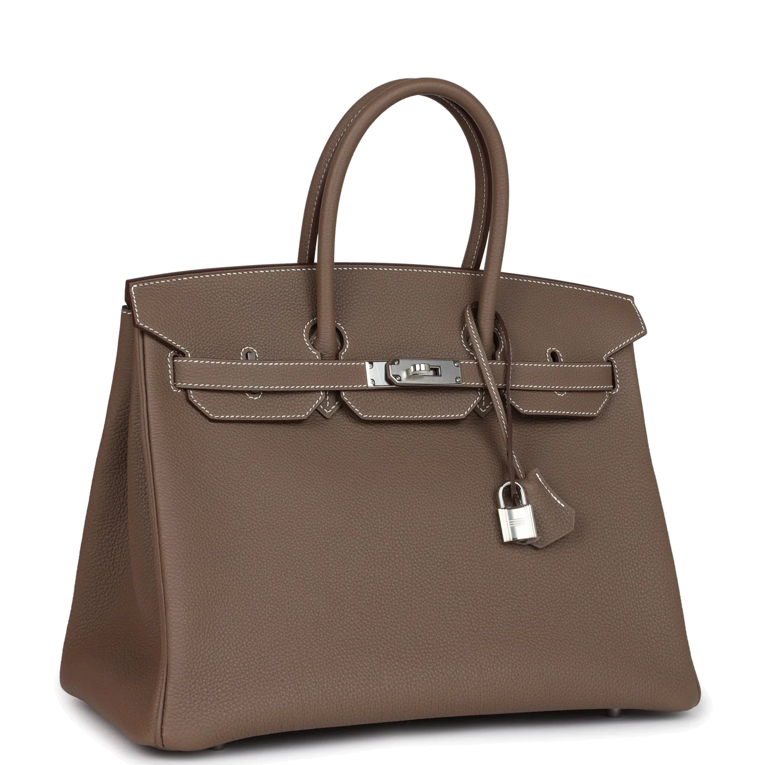 Hermes Birkin 35 Etoupe Togo Palladium Hardware Этуп Togo — фото 3