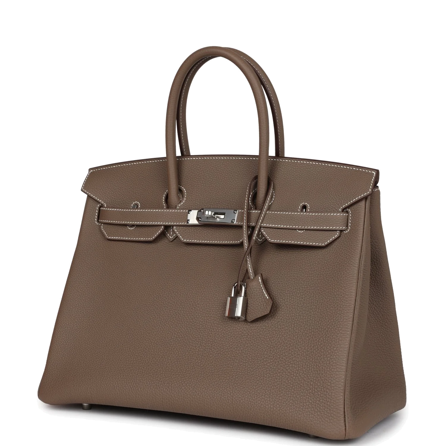 Hermes Birkin 35 Etoupe Togo Palladium Hardware Этуп Togo — фото 6