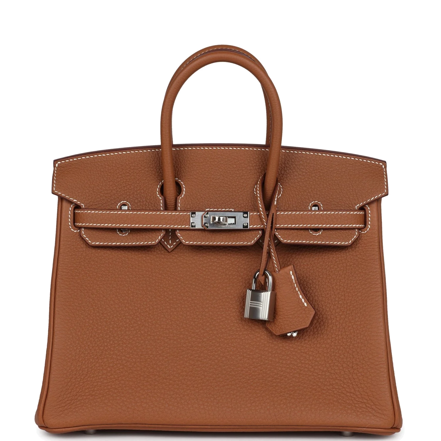 Hermes Birkin 25 Gold Togo Palladium Hardware Золотой Togo — фото 1