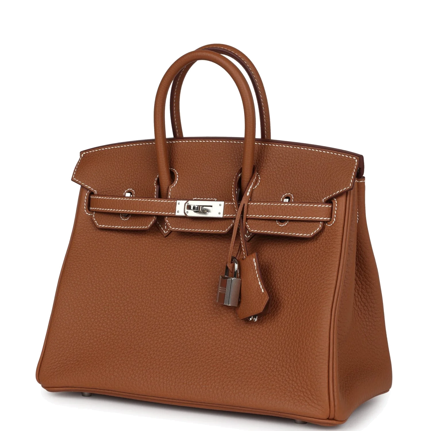Hermes Birkin 25 Gold Togo Palladium Hardware Золотой Togo — фото 6