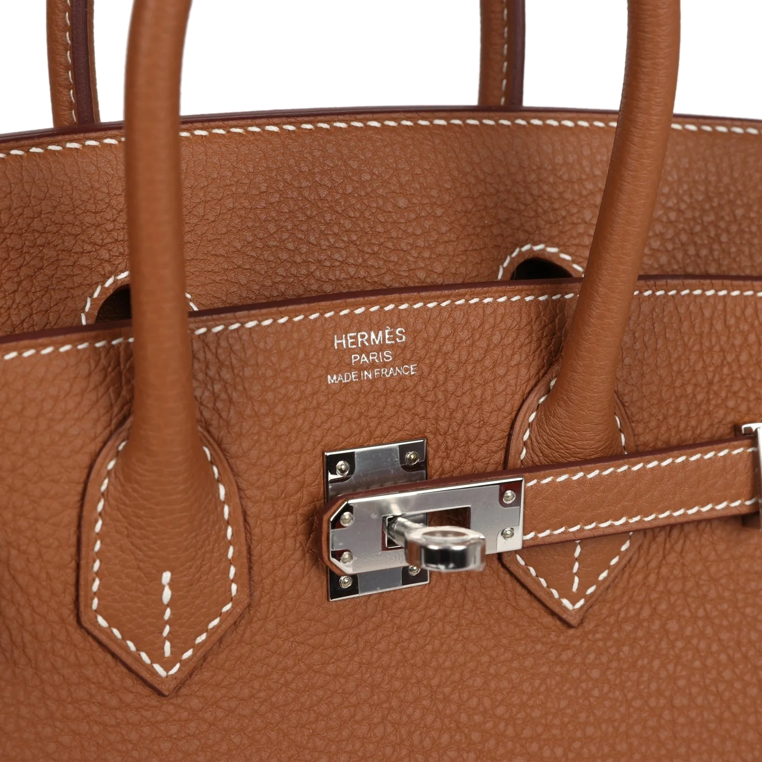 Hermes Birkin 25 Gold Togo Palladium Hardware Золотой Togo — фото 8