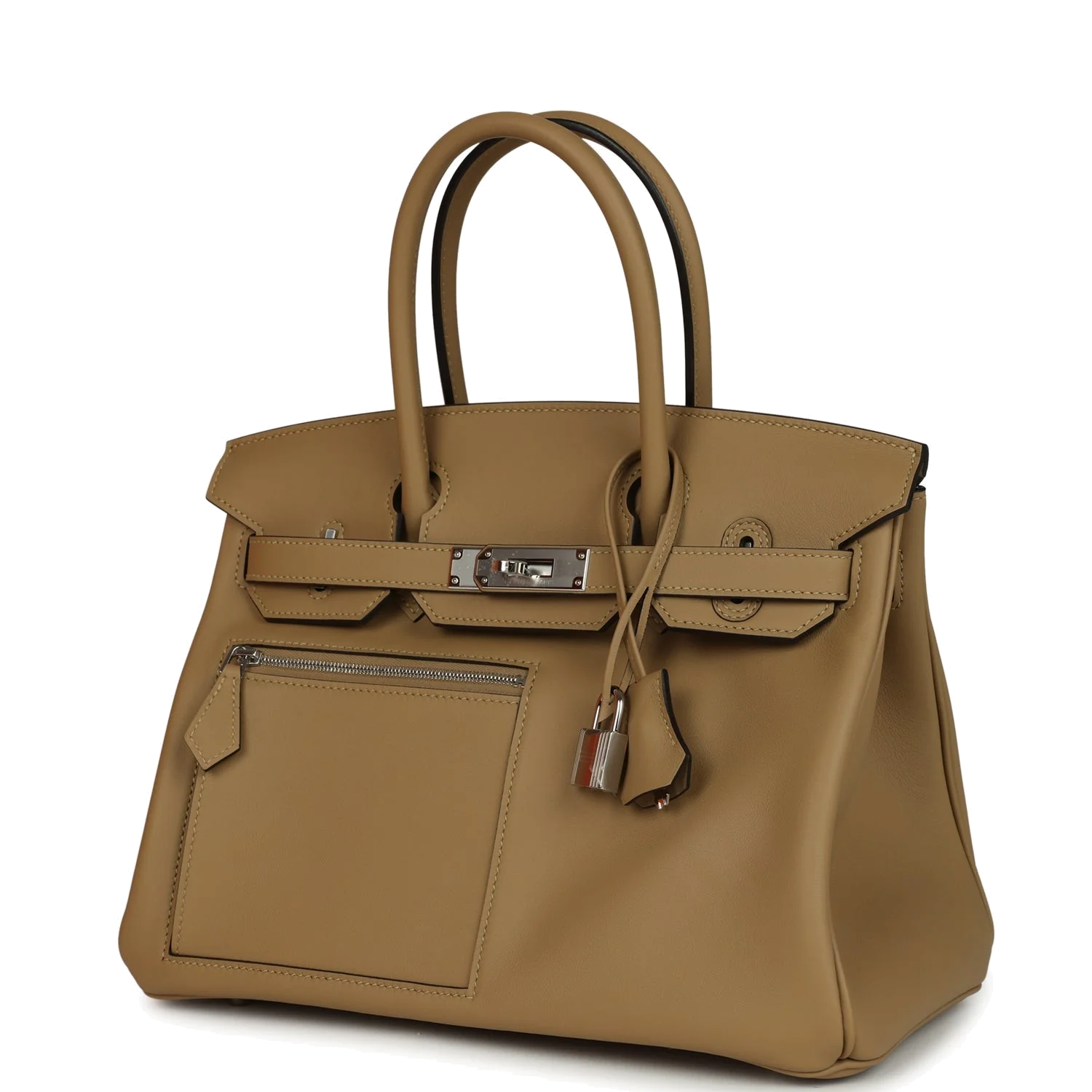 Hermes Colormatic Birkin 30 Poussiere Swift Palladium Hardware Пуссьер Swift — фото 6