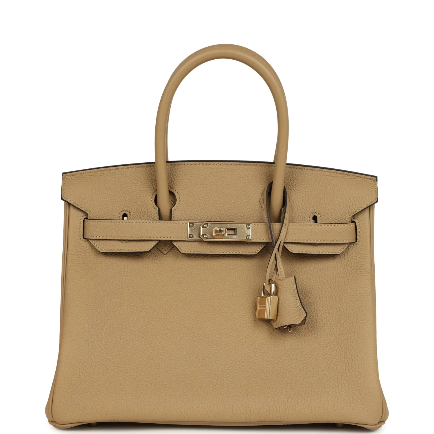 Hermes Birkin 30 Poussiere Togo Permabrass Hardware