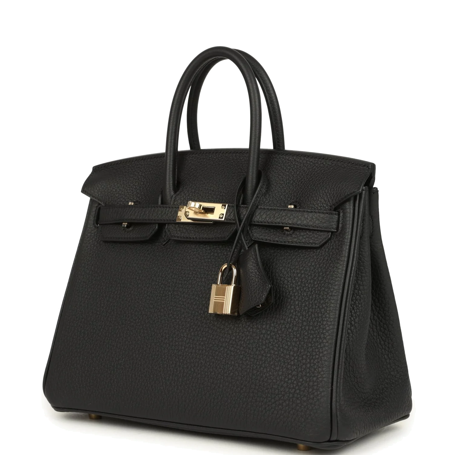 Hermes Birkin 25 Black Togo Permabrass Hardware Черный Togo — фото 6