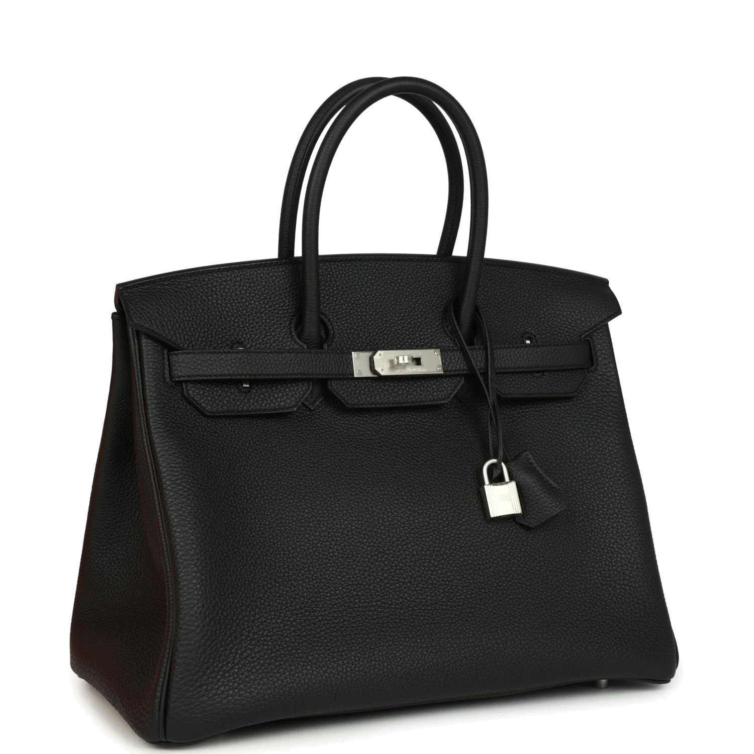 Hermes Birkin 35 Black Togo Brushed Palladium Hardware Черный Togo — фото 3