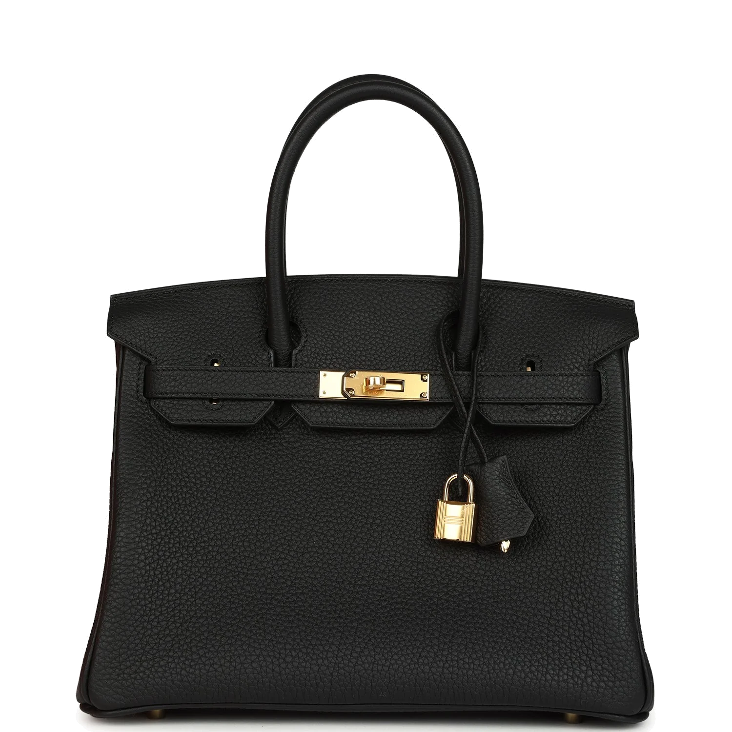 Hermes Birkin 30 Black Togo Gold Hardware Черный Togo — фото 1