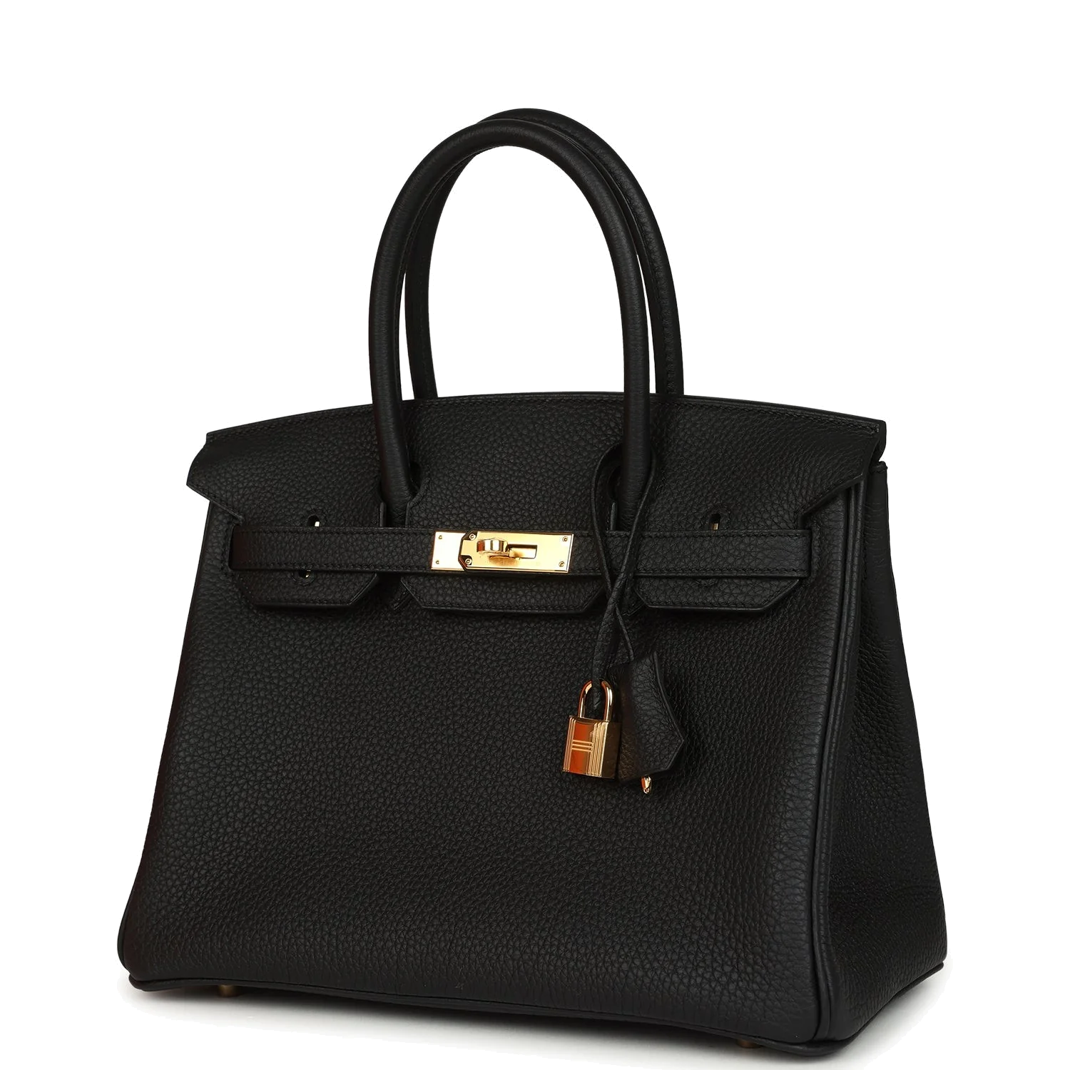 Hermes Birkin 30 Black Togo Gold Hardware Черный Togo — фото 6