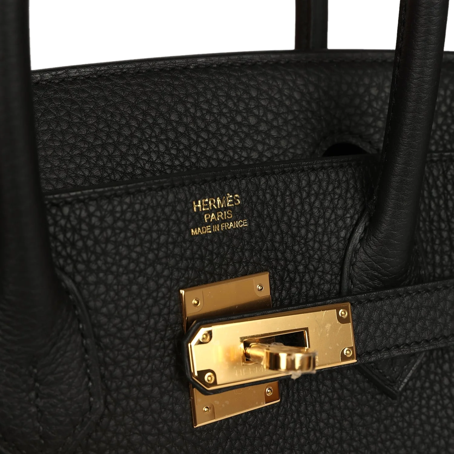 Hermes Birkin 30 Black Togo Gold Hardware Черный Togo — фото 8
