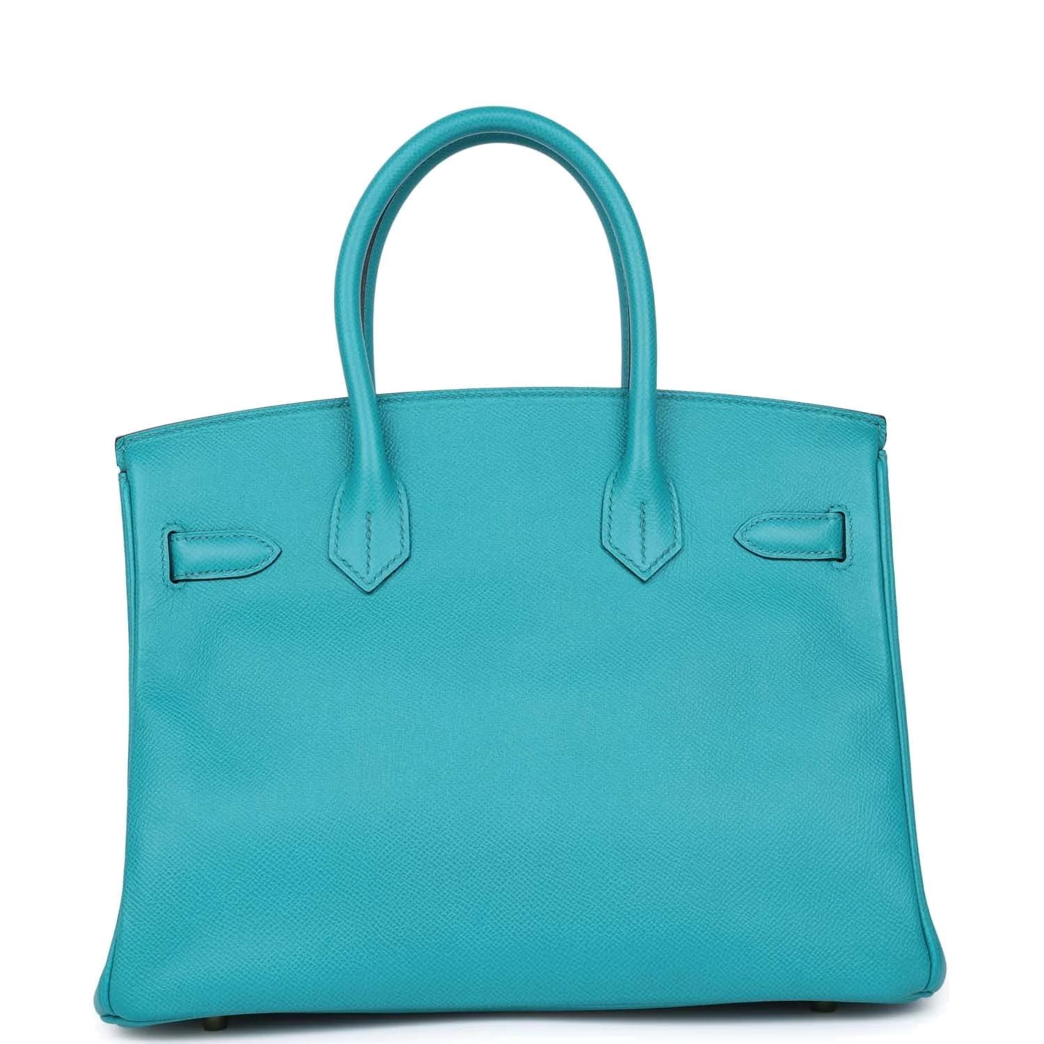 Hermes Birkin 30 Bleu Paon Epsom Gold Hardware Синий павлин — фото 5