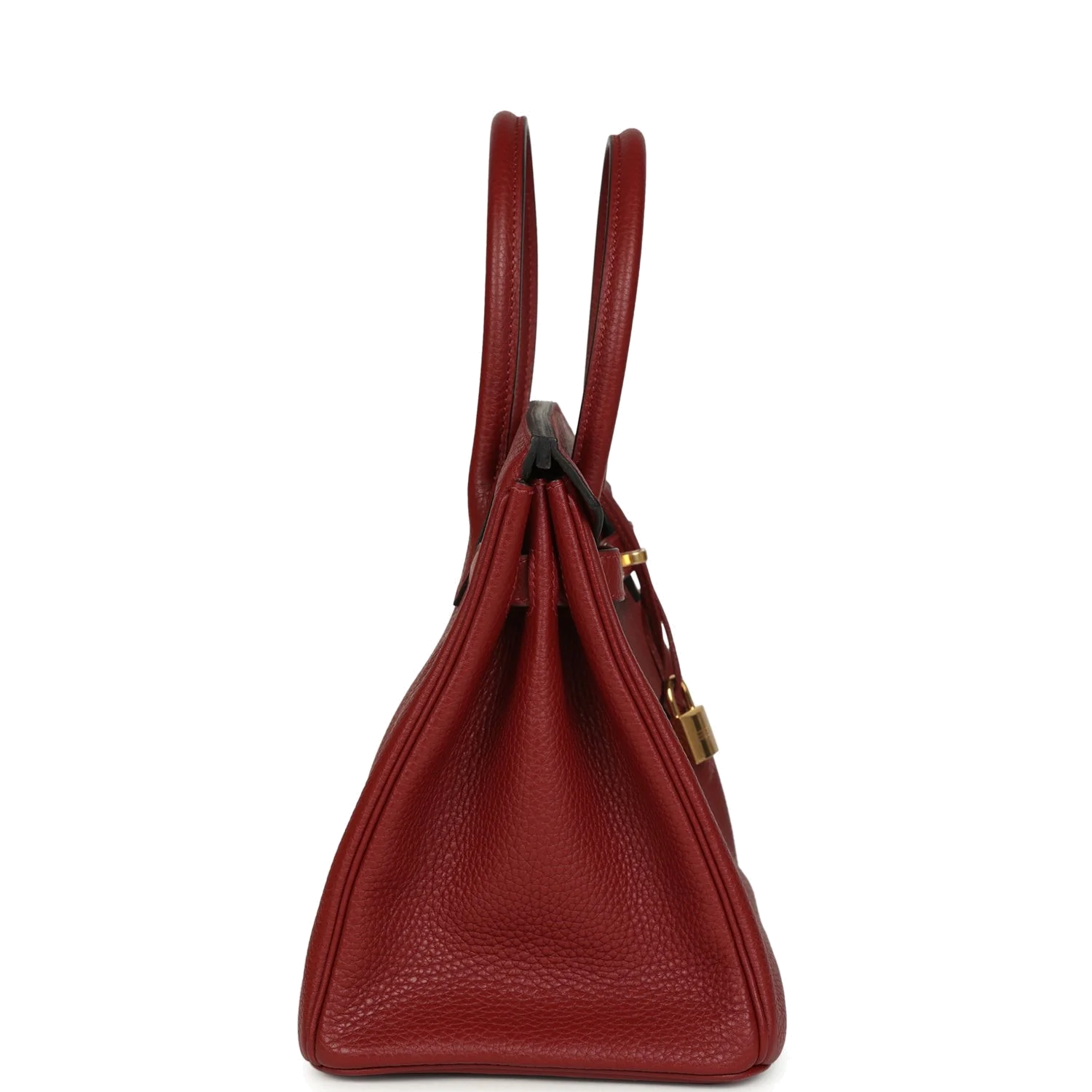 Hermes Birkin 30 Rouge H Togo Gold Hardware Красный — фото 4