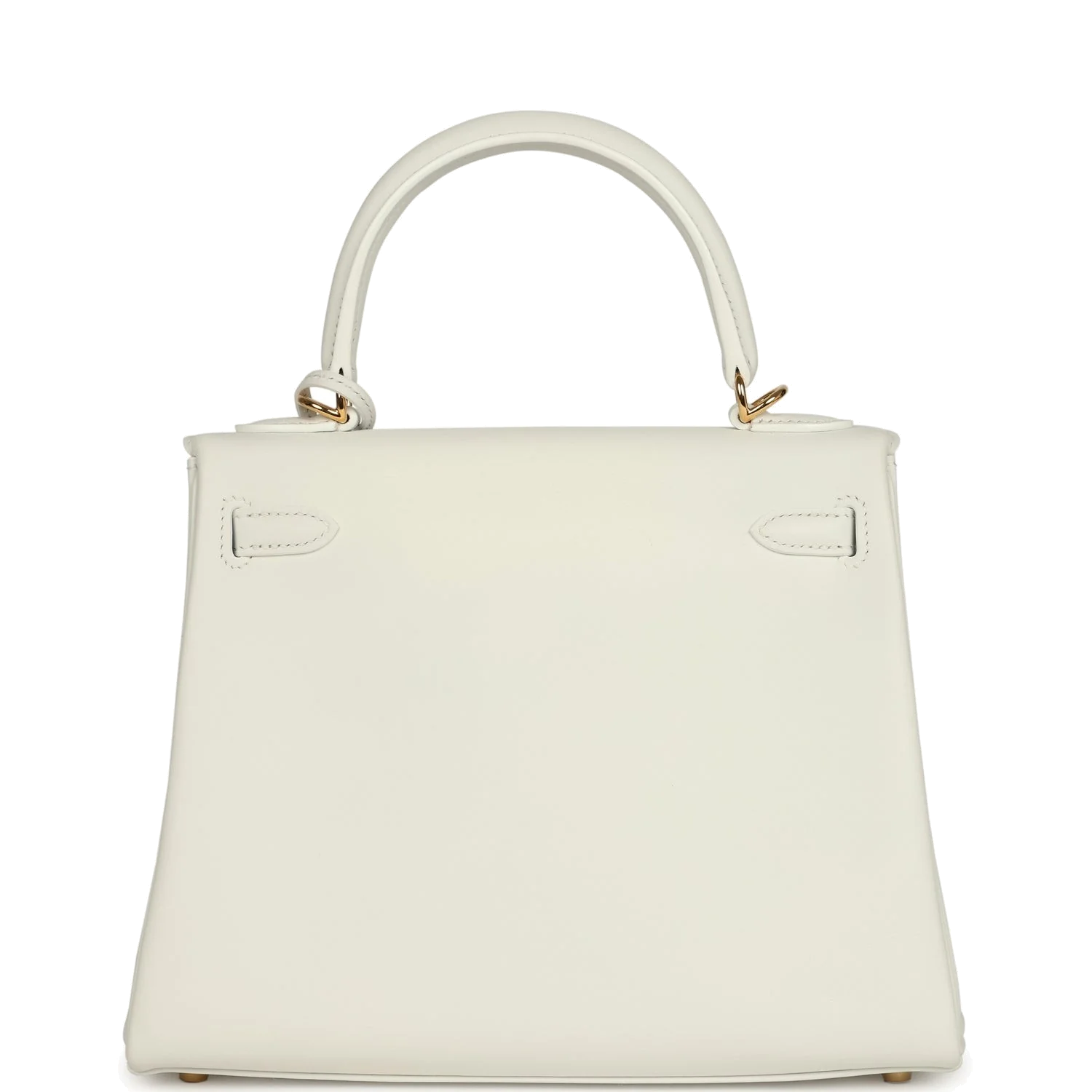Hermes Kelly Retourne 25 New White Swift Gold Hardware — фото 5