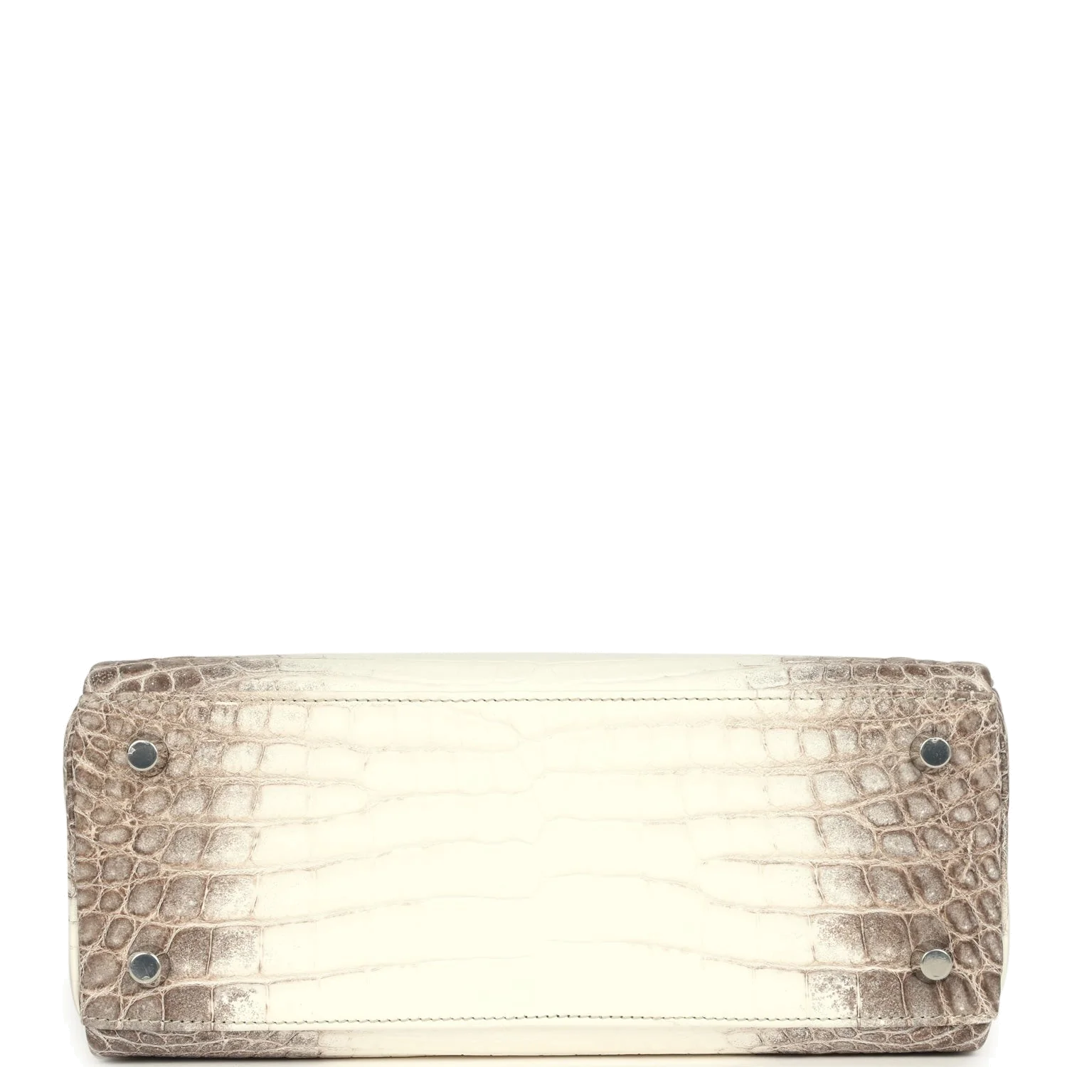 Hermes Kelly Retourne 25 Himalaya Niloticus Crocodile Palladium Hardware — фото 7