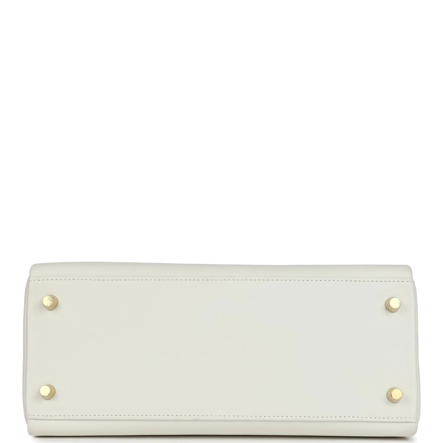 Hermes Kelly Retourne 28 White Evercolor Gold Hardware — фото 7