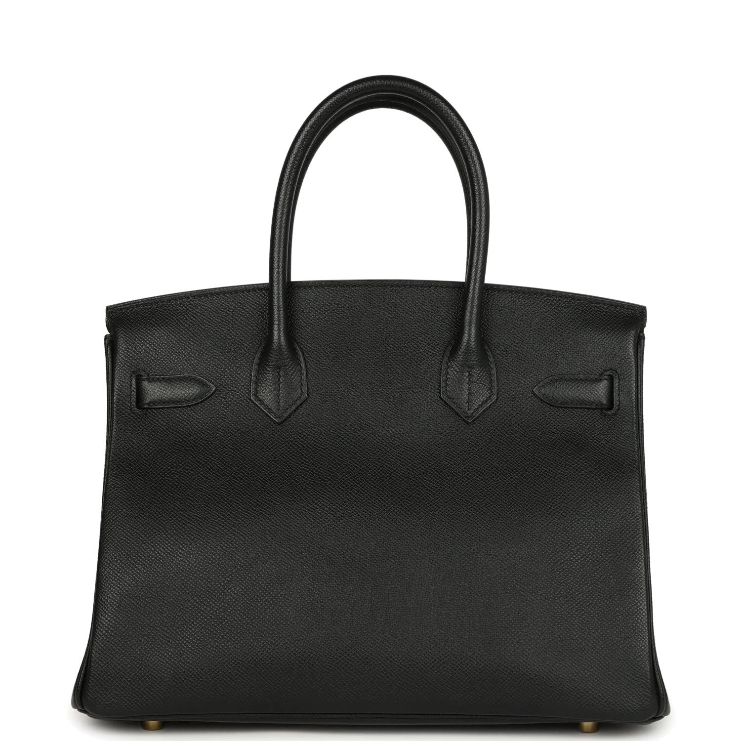 Hermes Birkin 30 Black Epsom Gold Hardware Черный Epsom — фото 5